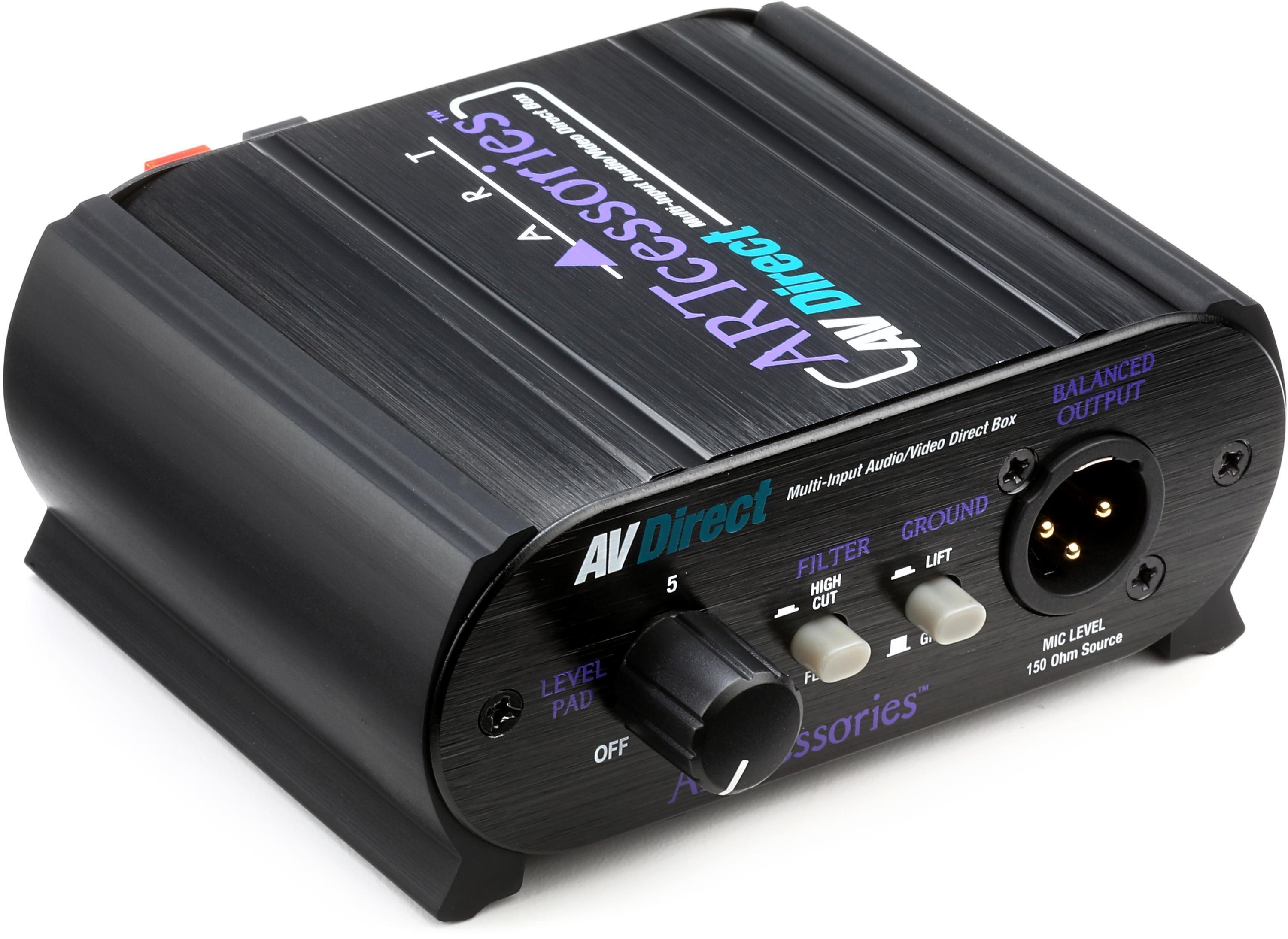 Photo of ART AVDirect 1-channel Passive, Multiple Input Direct Box