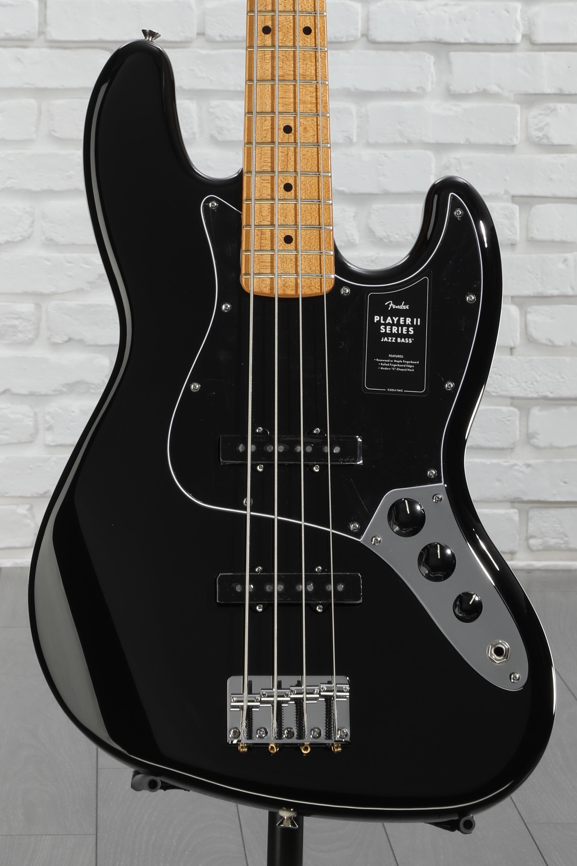 ベース fender player jazz bass pf blk Fender Player Jazz Bass - Black with Maple Fingerboard