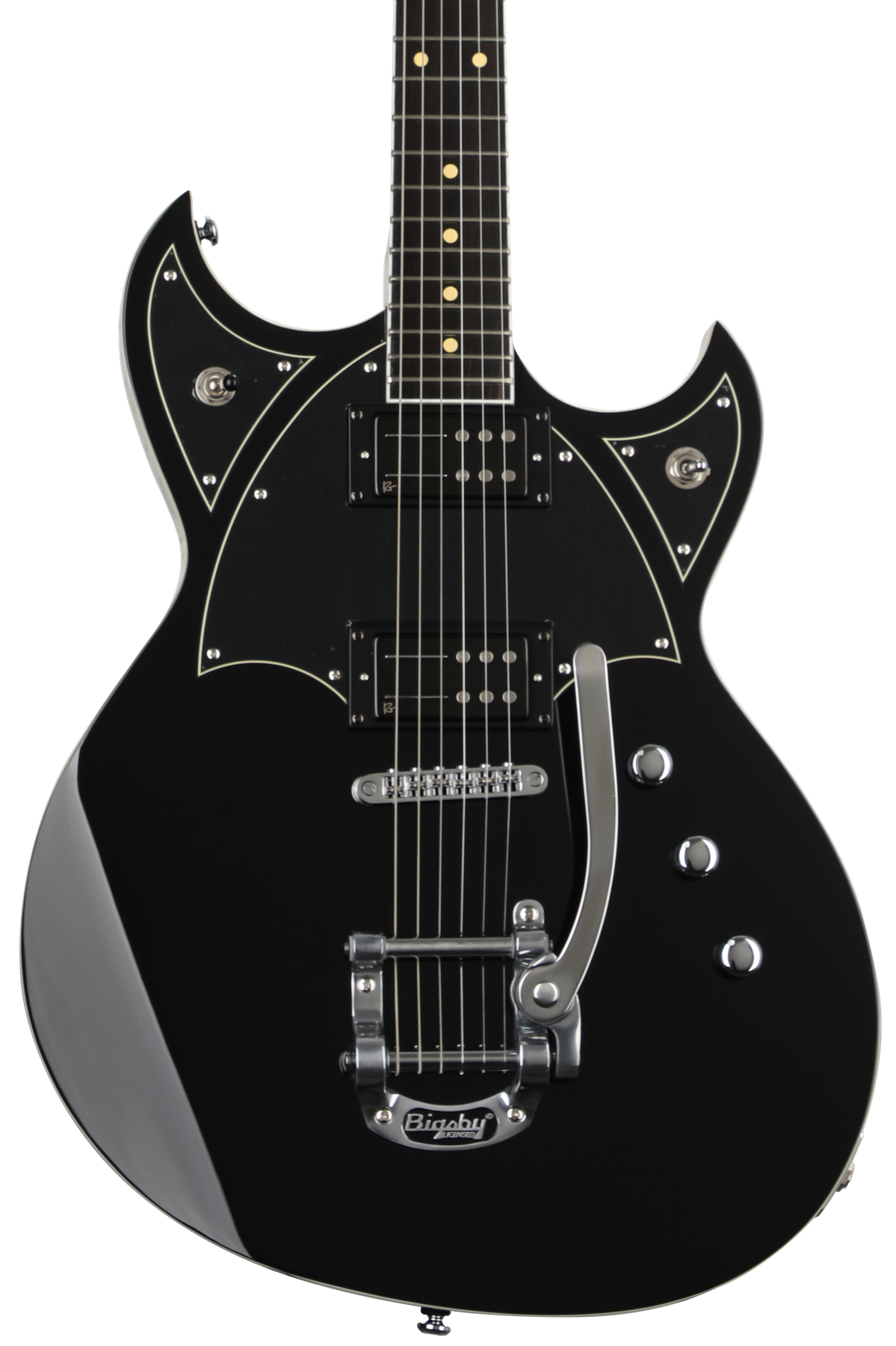 Reverend Reeves Gabrels Spacehawk Electric Guitar - Midnight Black