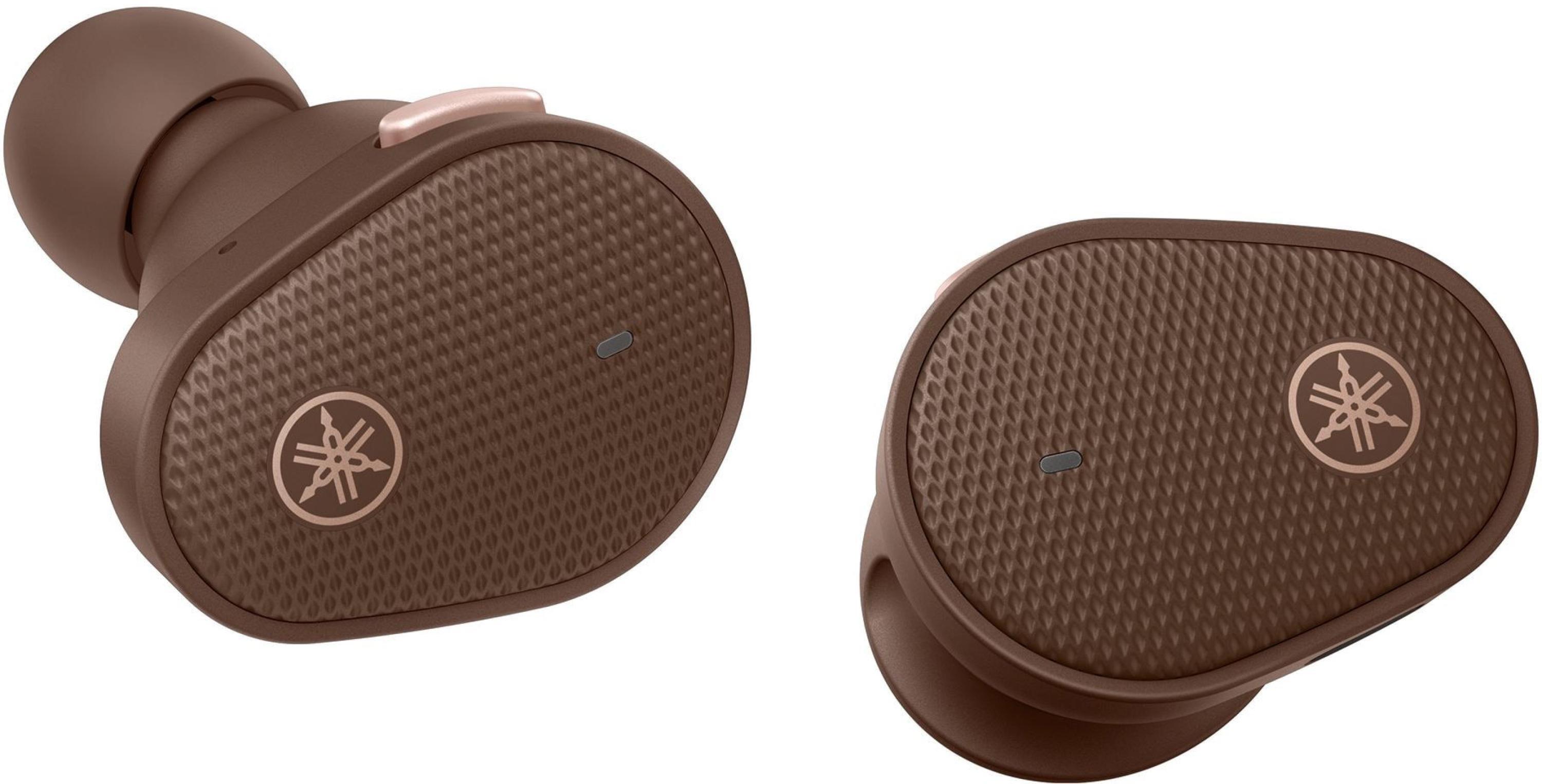 Yamaha TW-E5B True Wireless Earbuds - Brown | Sweetwater