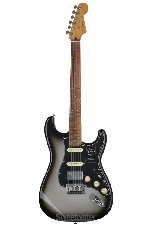 Fender Player Plus Stratocaster HSS Electric Guitar - Silverburst with Pau  Ferro Fingerboard