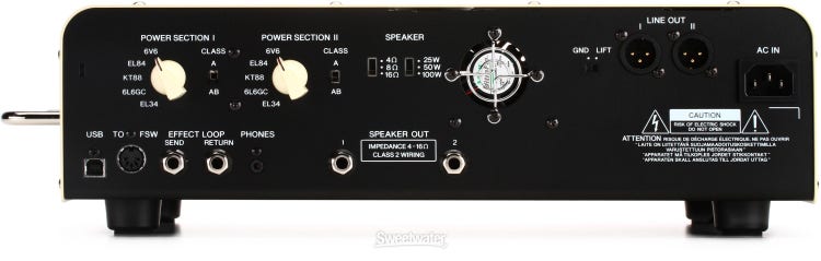Yamaha THR100H Dual 100-watt 2-channel Modeling Head Reviews 
