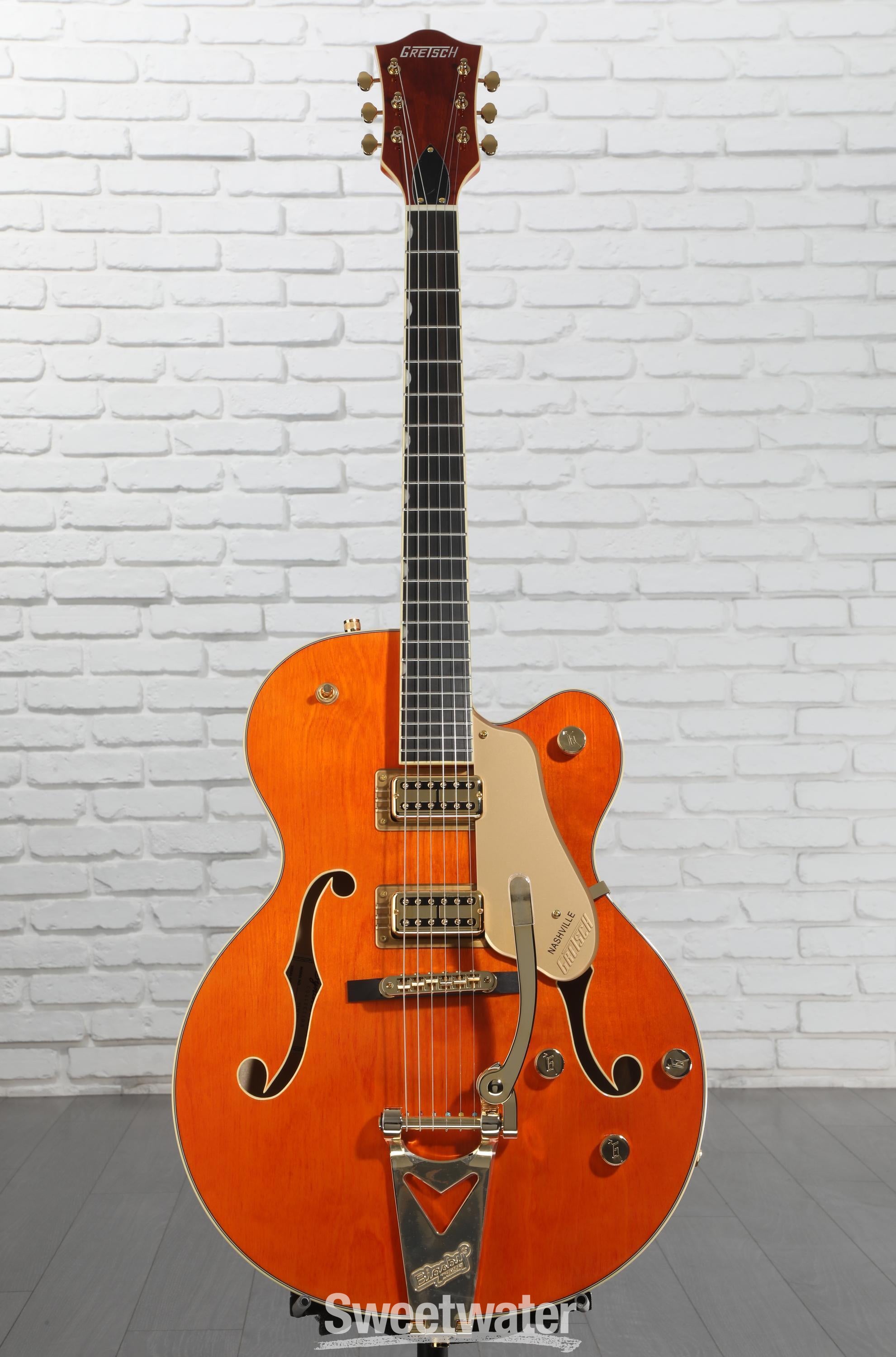 Gretsch Synchromatic Nashville Electric Guitar - '50s Orange Stain