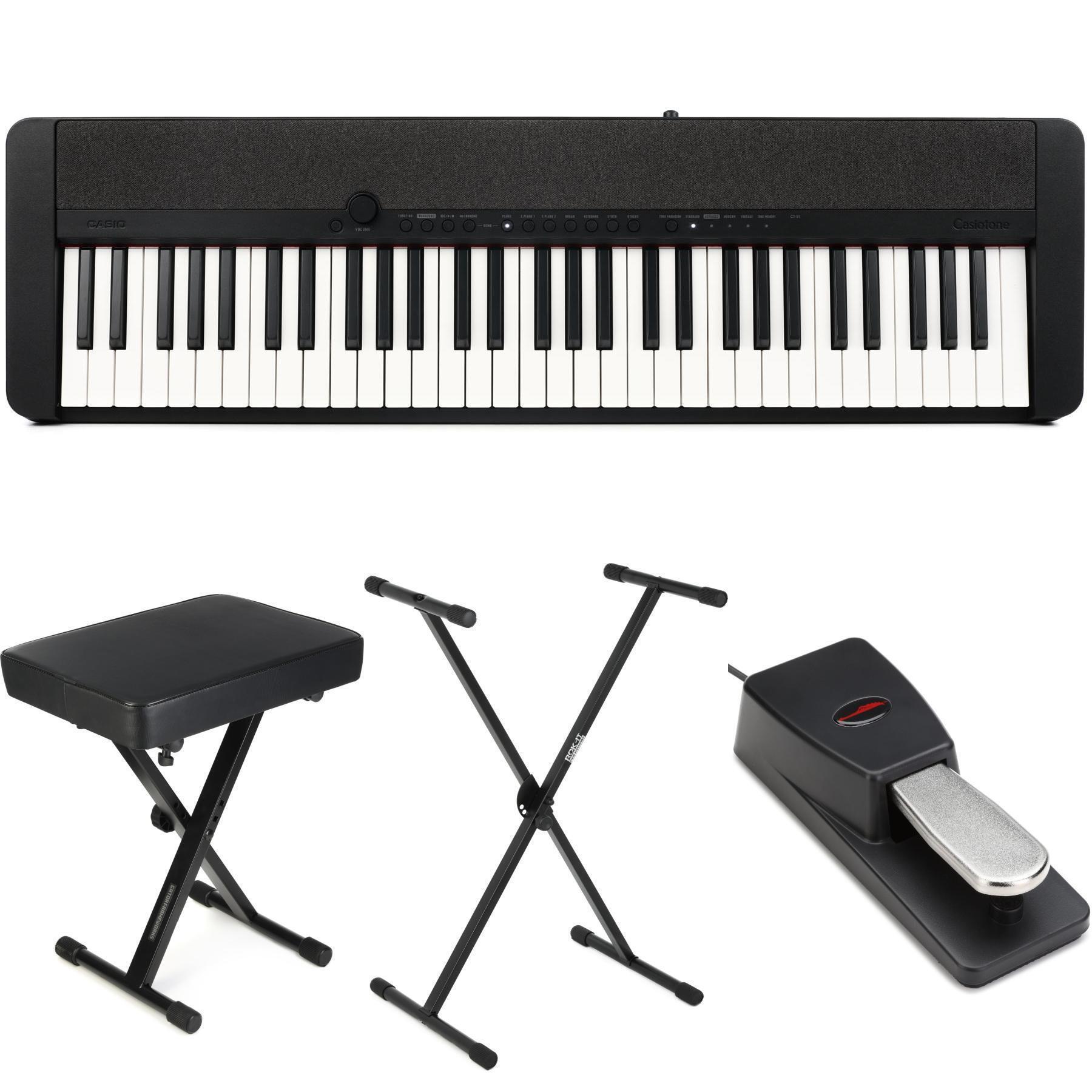 Casio CT-S1 61-key Portable Keyboard - Black | Sweetwater