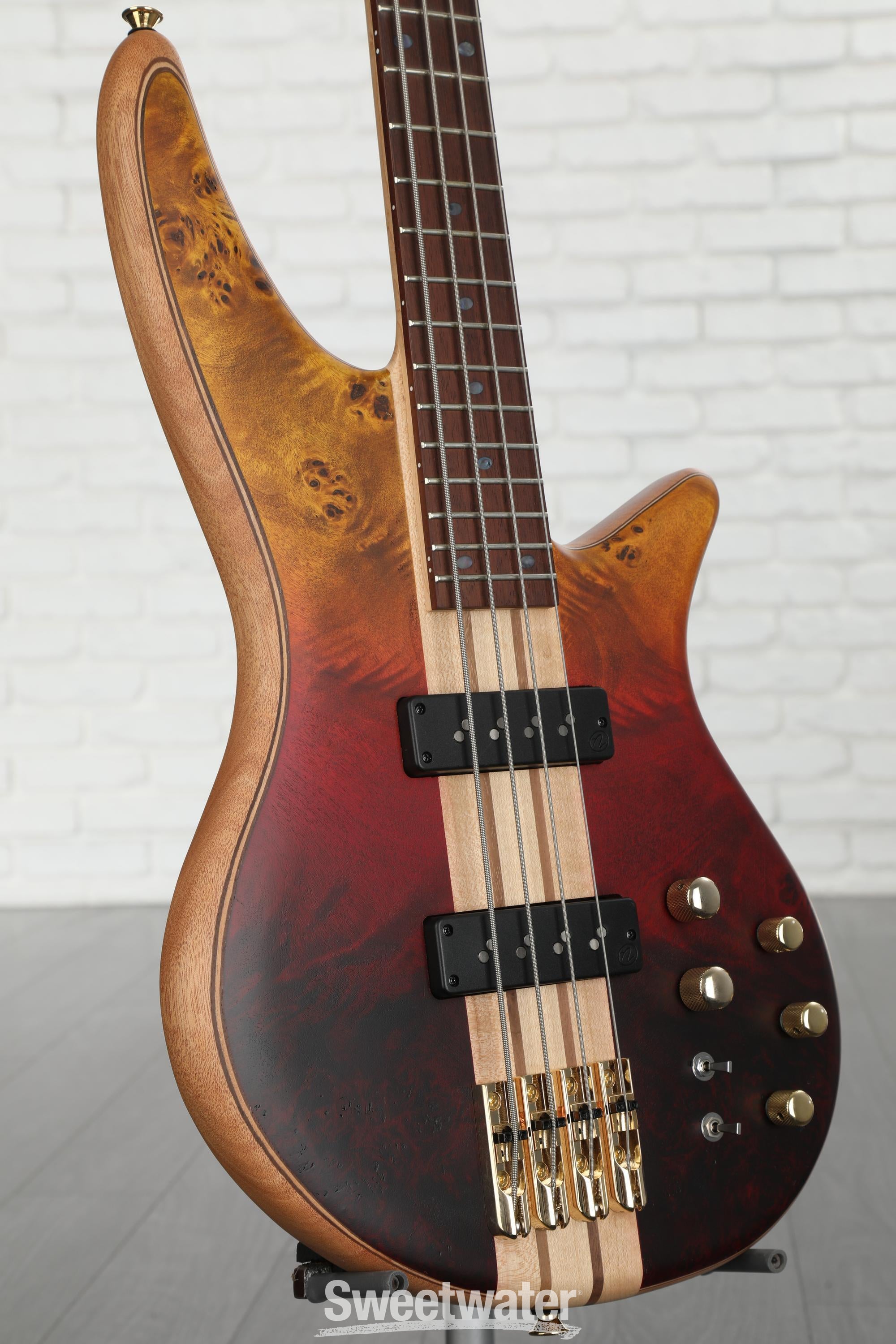 Jackson Pro Series Spectra Bass Guitar - Amber Flame | Sweetwater