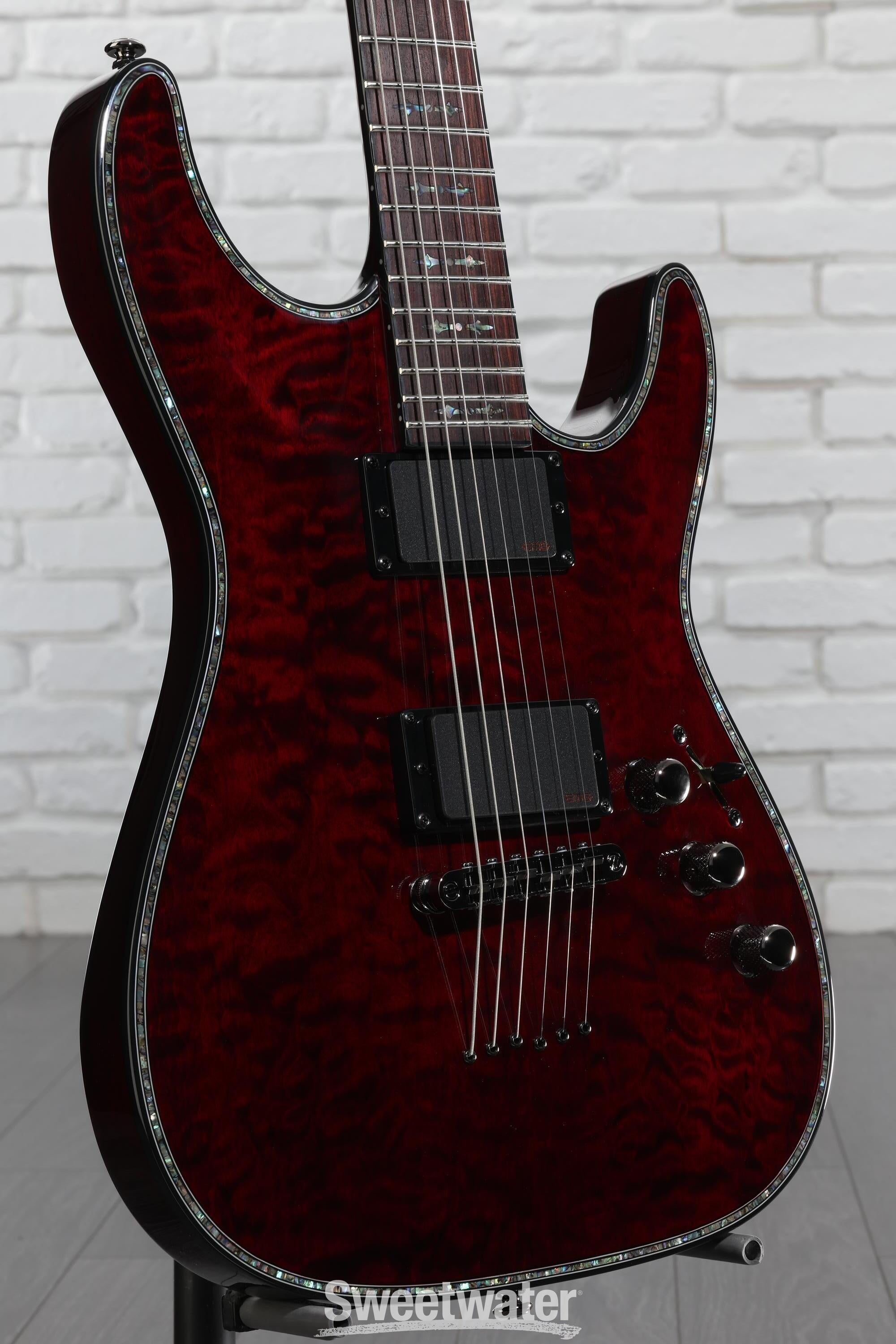 Schecter Hellraiser C-1 Electric Guitar - Black Cherry | Sweetwater