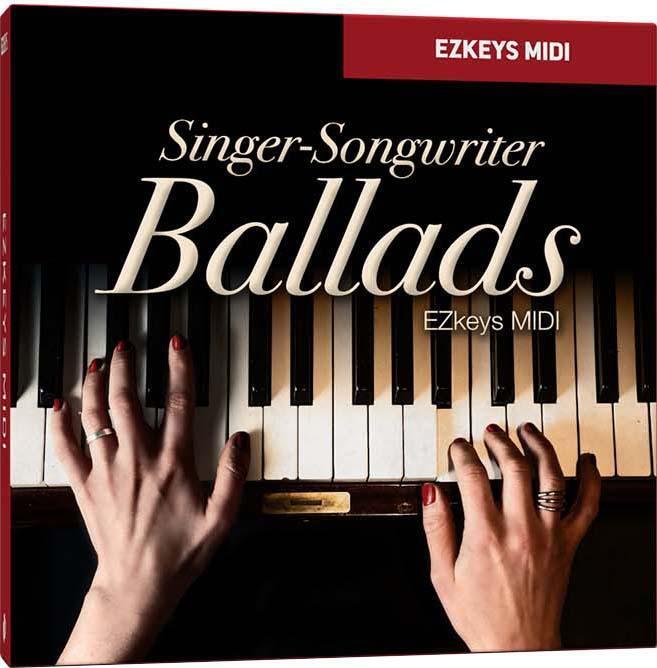 Photo of Toontrack Singer-Songwriter Ballads EZkeys MIDI Pack
