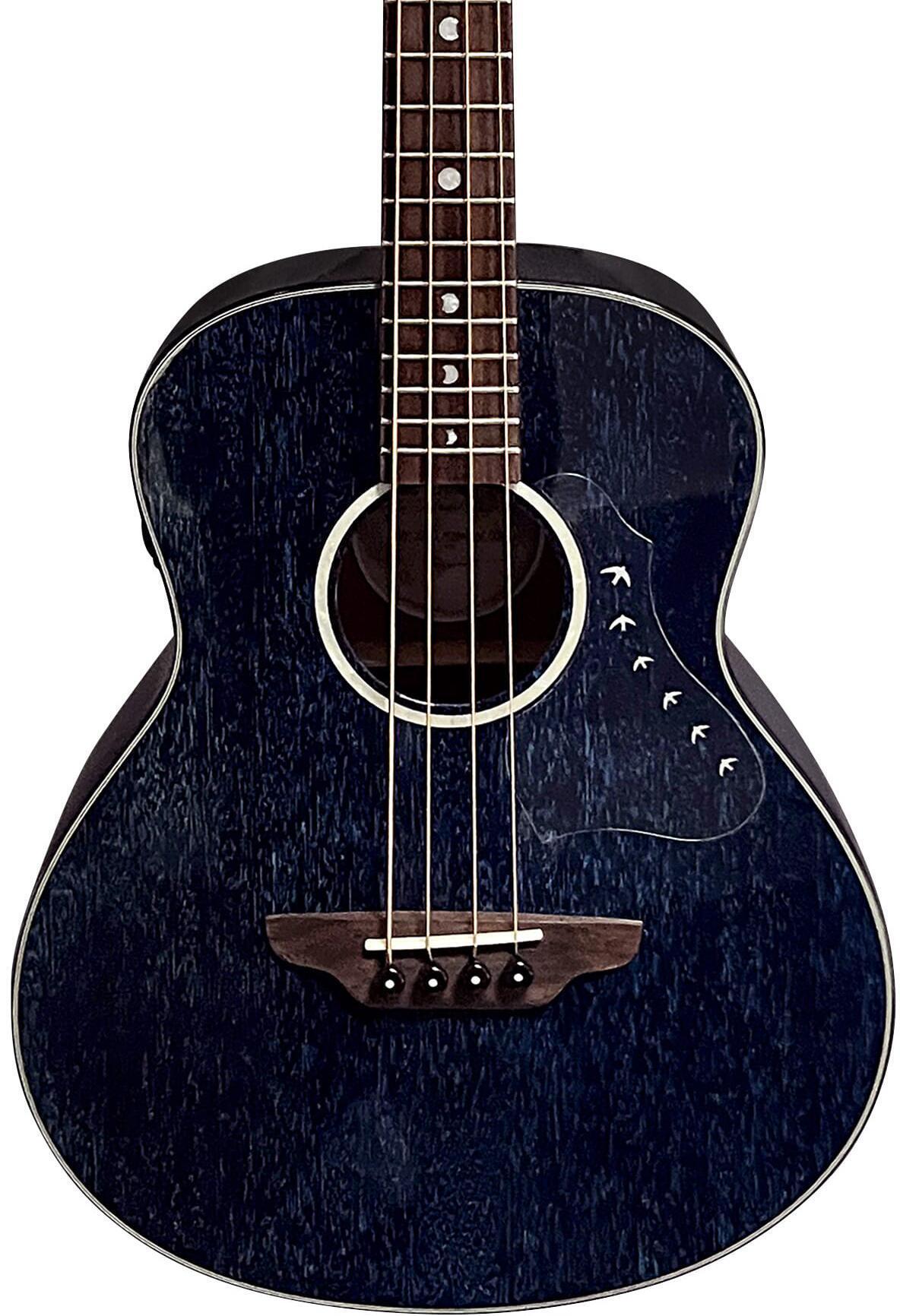 Photo of Luna Moonbird Acoustic-electric Bass Guitar - Midnight Blue