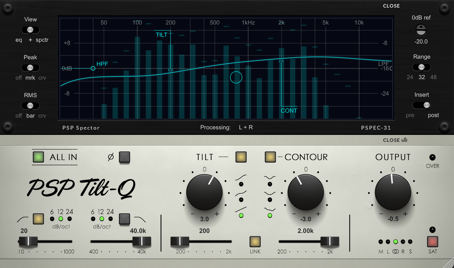Photo of PSP Audioware Tilt-Q EQ Plug-in