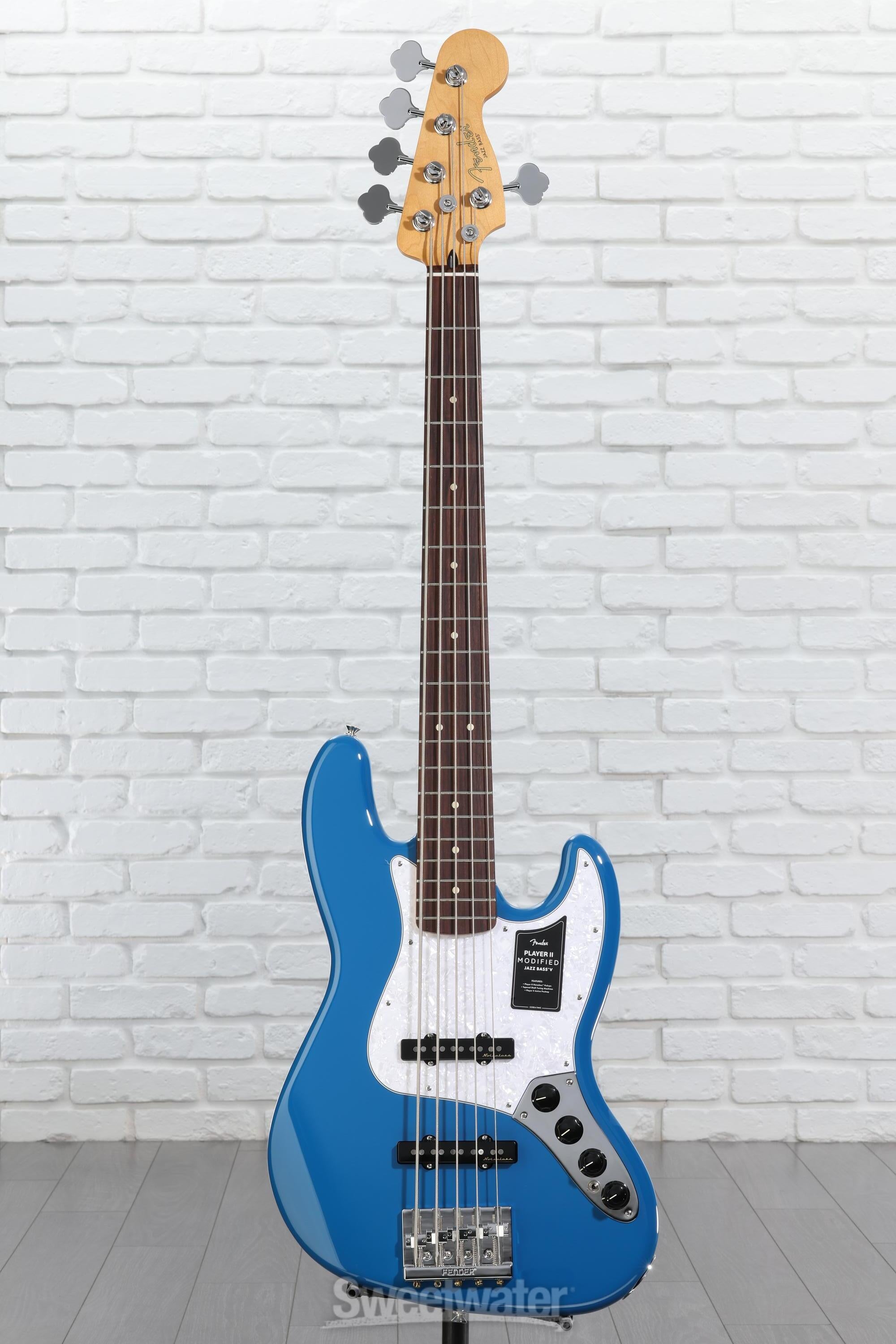 ベース Fender Player Jazz Bass V Fender Player Jazz Bass V - Polar White with Pau Ferro