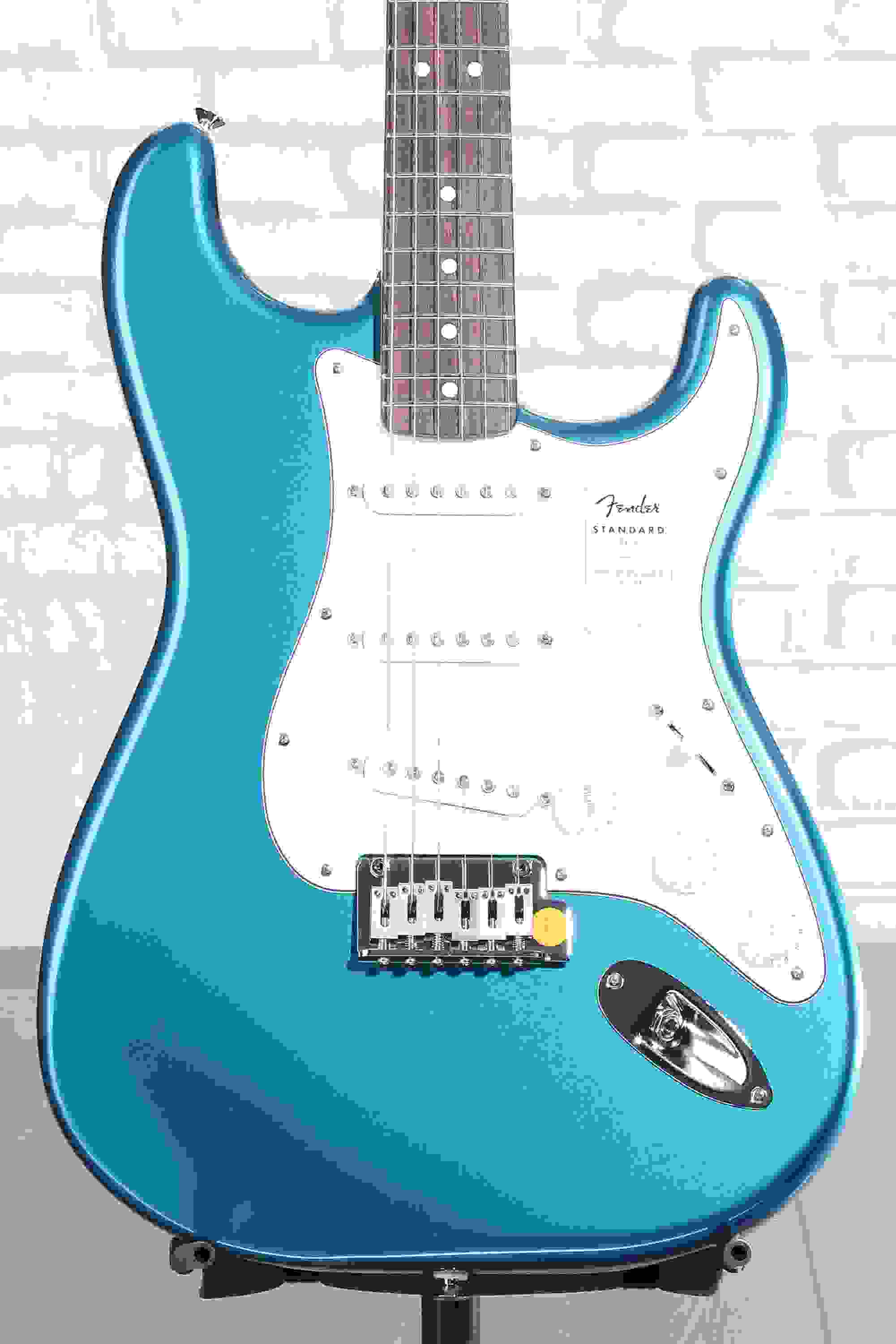Fender Standard Stratocaster Electric Guitar - Aqua Marine Metal