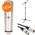 Photo of Warm Audio WA-87jr SE Studio Vocal Microphone with Stand and Cable - Nickel