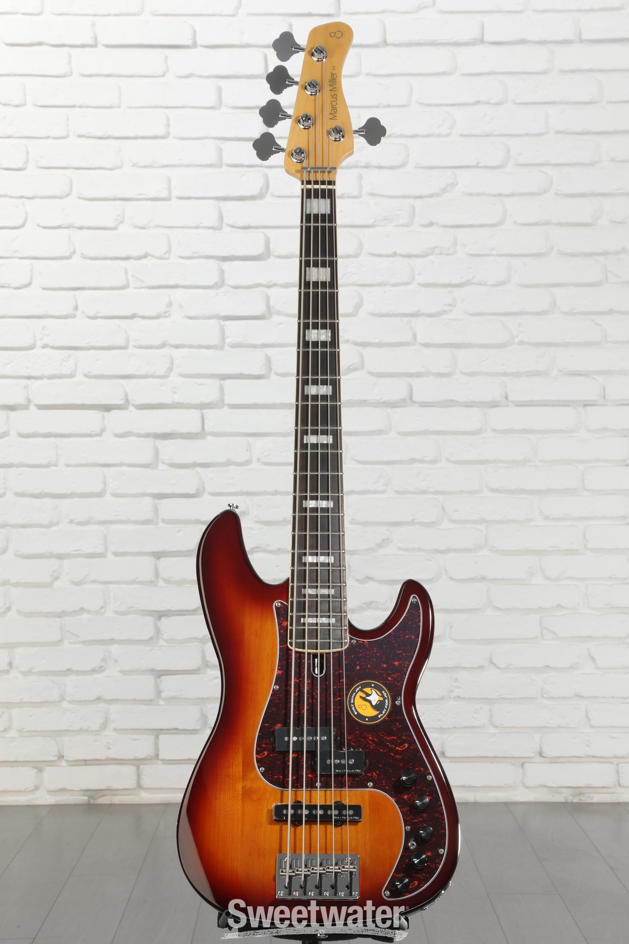 【10600】 sire Marcus Miller P7 Alder 5st Sire Marcus Miller P7 Alder 5-string Bass Guitar - Tobacco