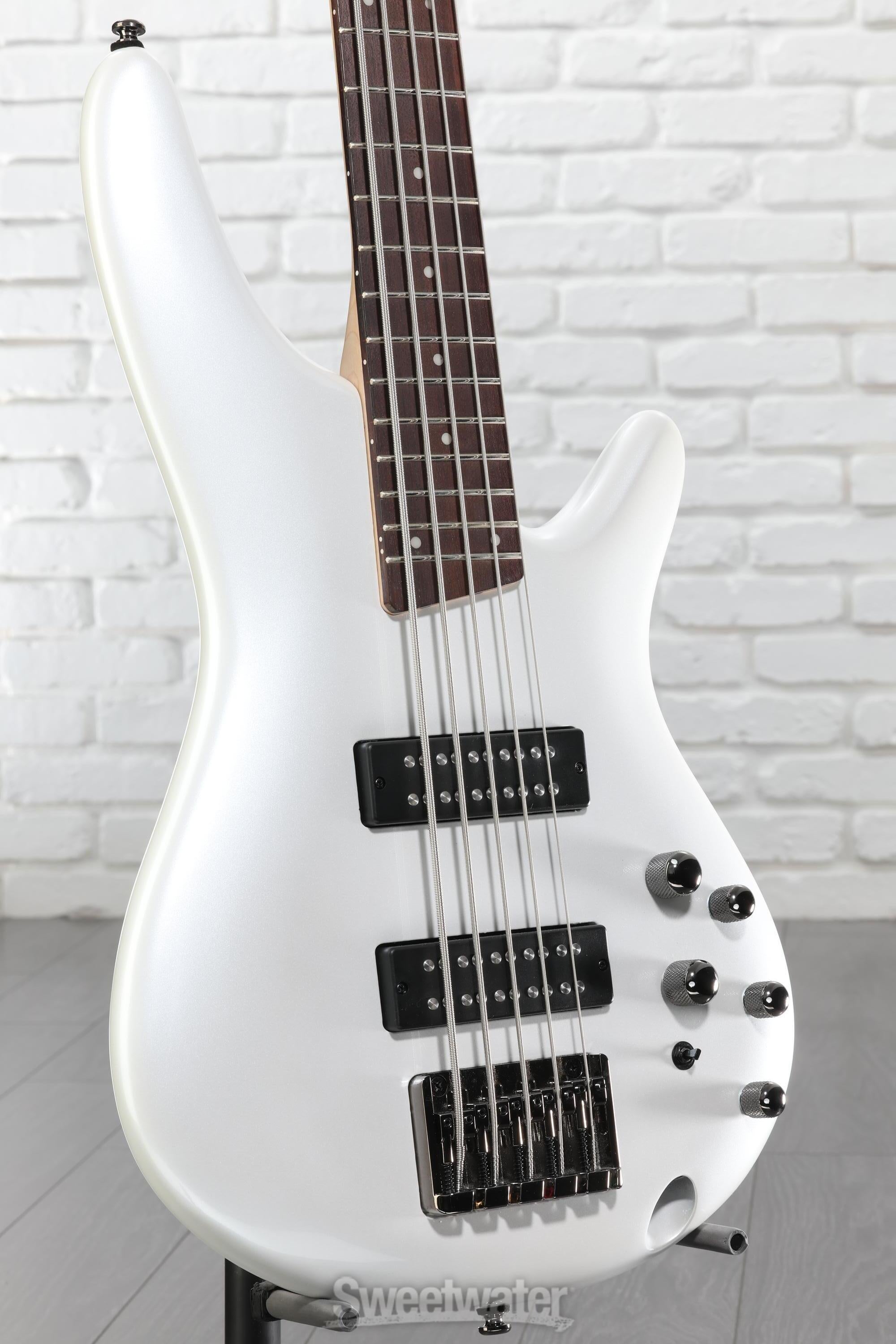 Ibanez Standard SR305E 5-string Bass Guitar - Pearl White | Sweetwater