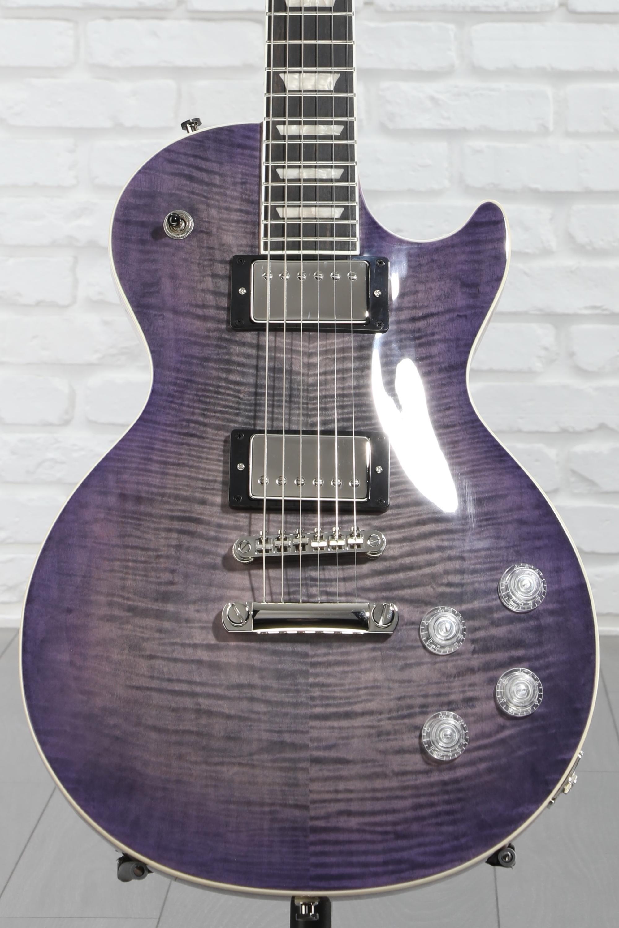Epiphone Les Paul Modern Figured Electric Guitar - Purple Burst