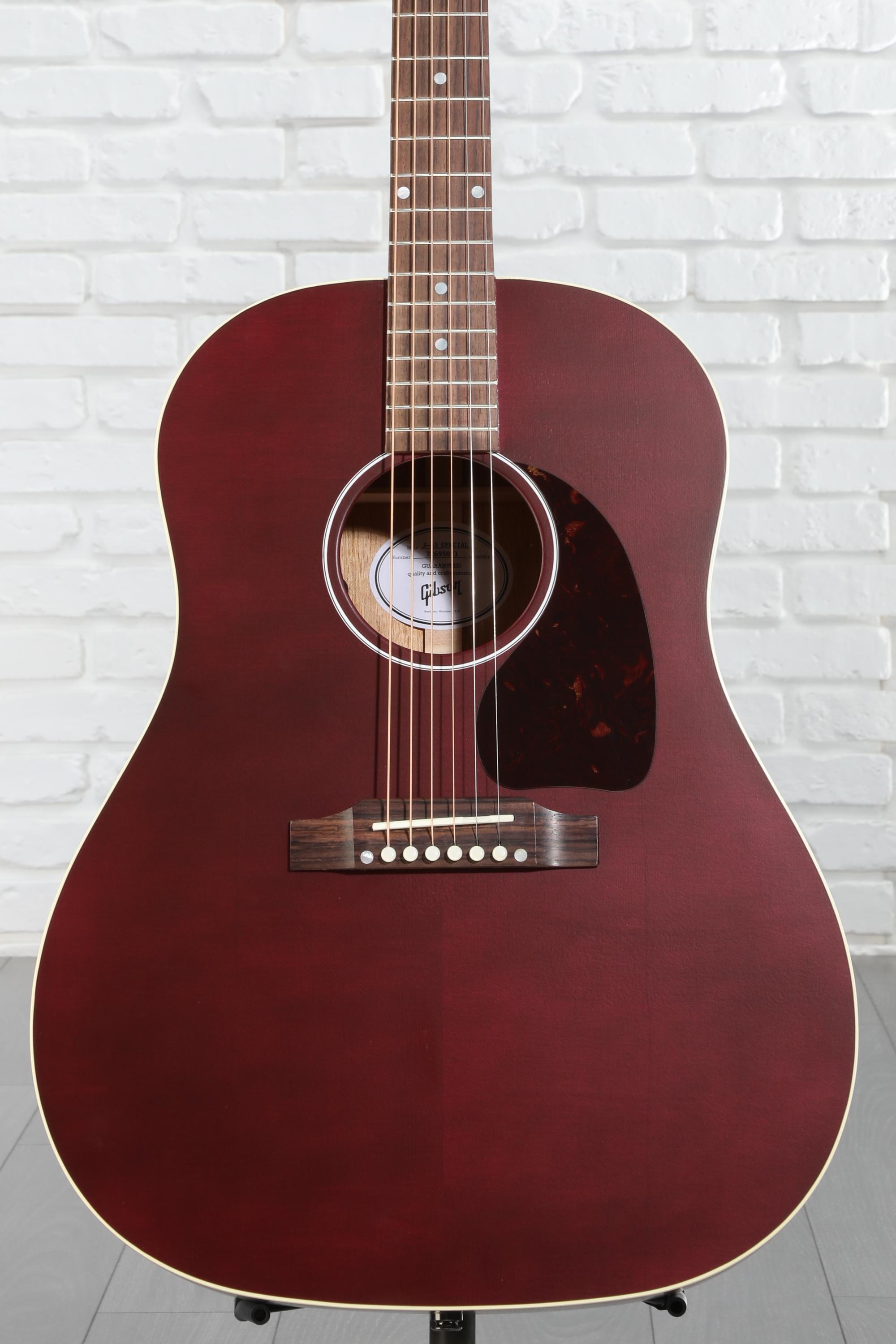 Gibson Acoustic J-45 Special Acoustic-electric Guitar - Wine Red