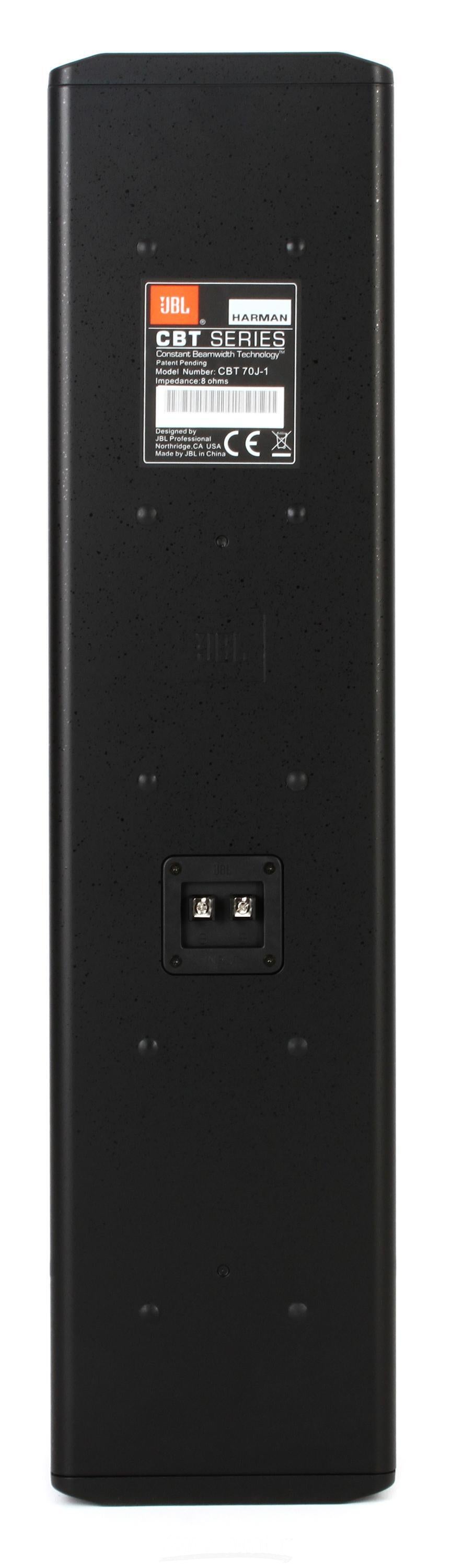 JBL CBT 70J-1 Column Installation Speaker - Black | Sweetwater