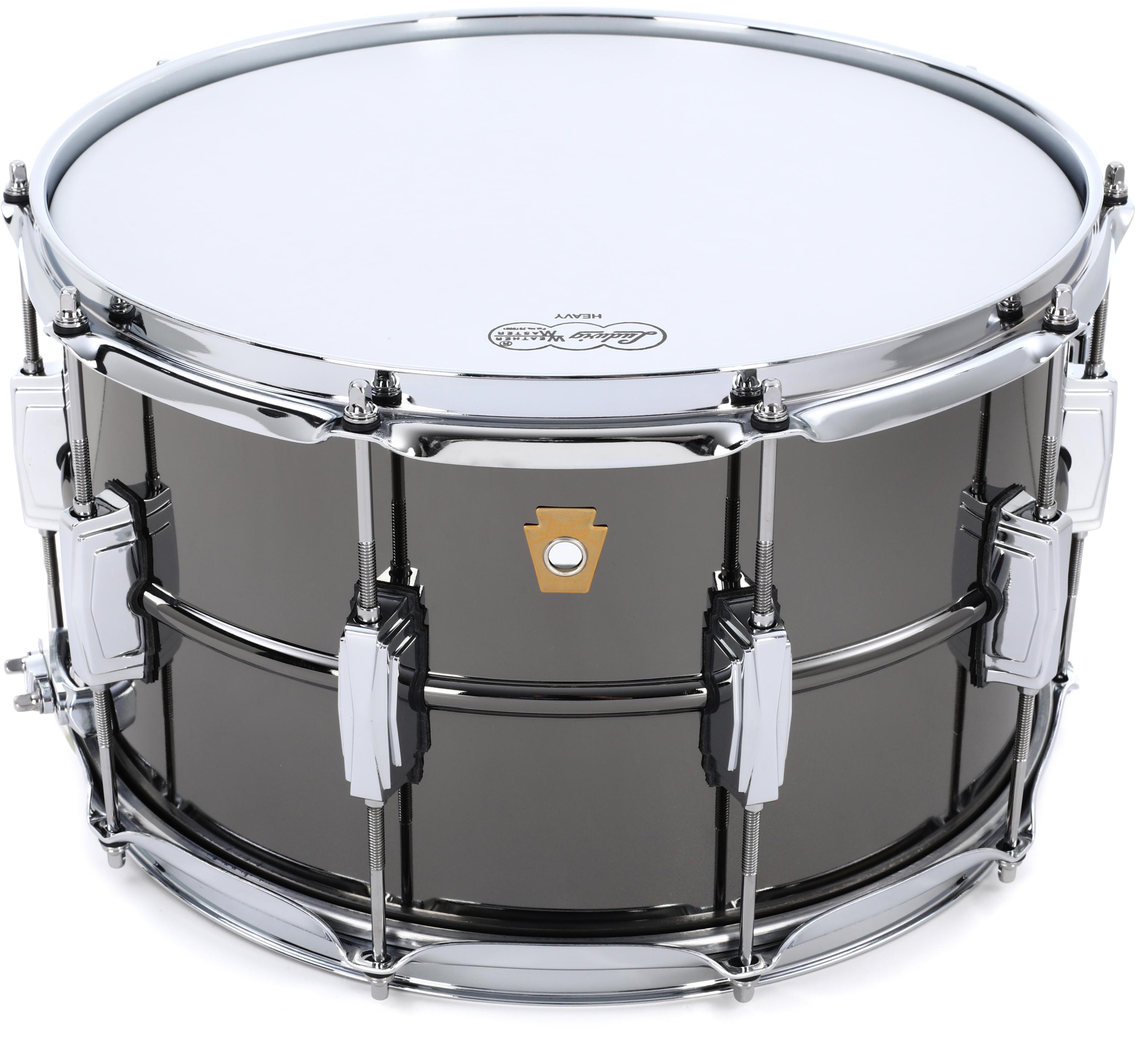 Ludwig Black Beauty Snare Drum - 8 x 14 inch - Black Nickel