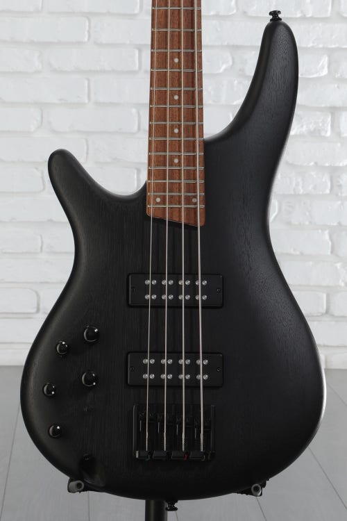 Ibanez Standard SR300EBL Left-handed Bass Guitar - Weathered Black