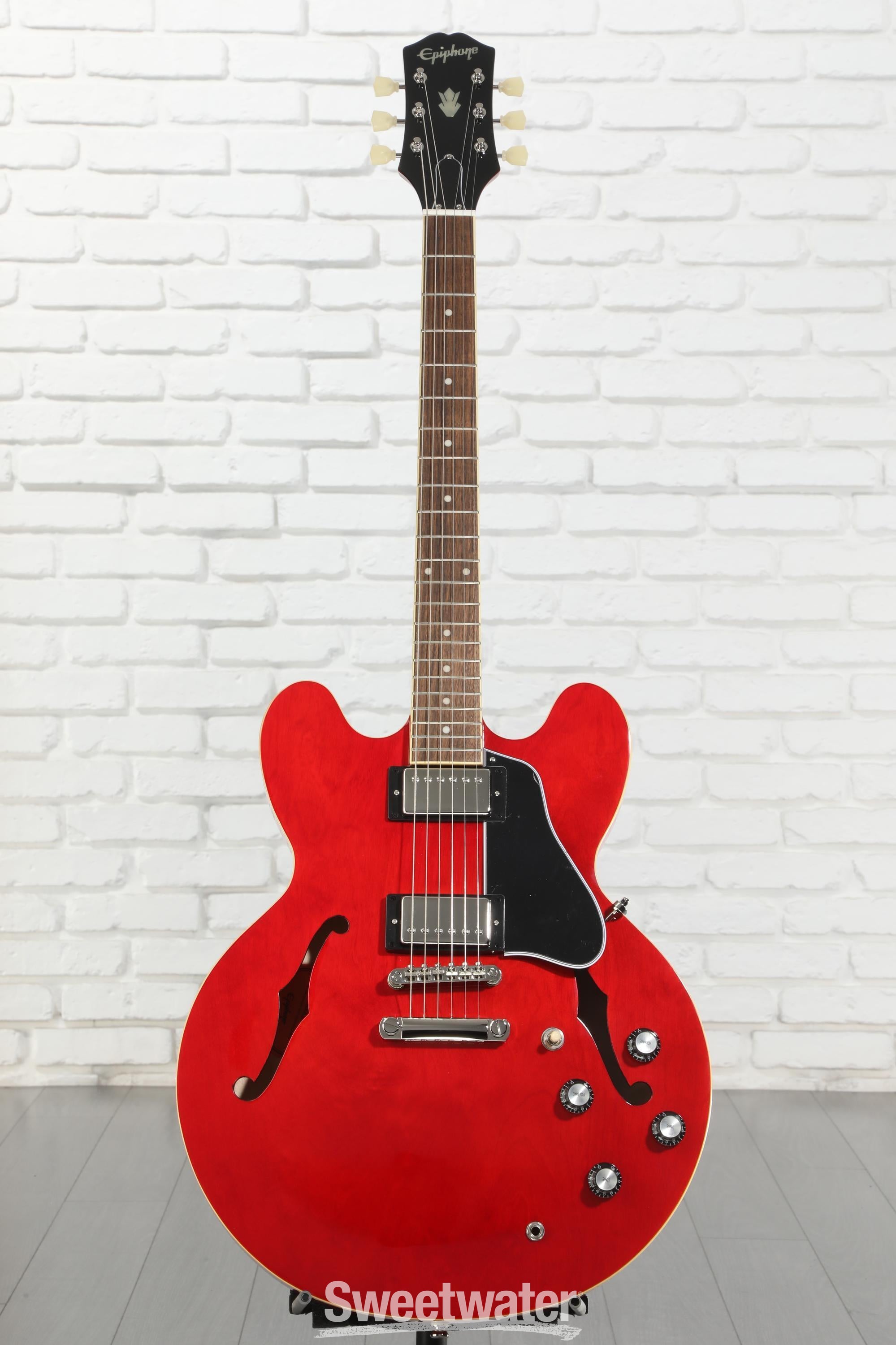 Epiphone ES-335 Semi-hollowbody Electric Guitar - Cherry | Sweetwater