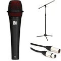 Photo of sE Electronics V3 Handheld Dynamic Microphone Bundle with Stand and Cable