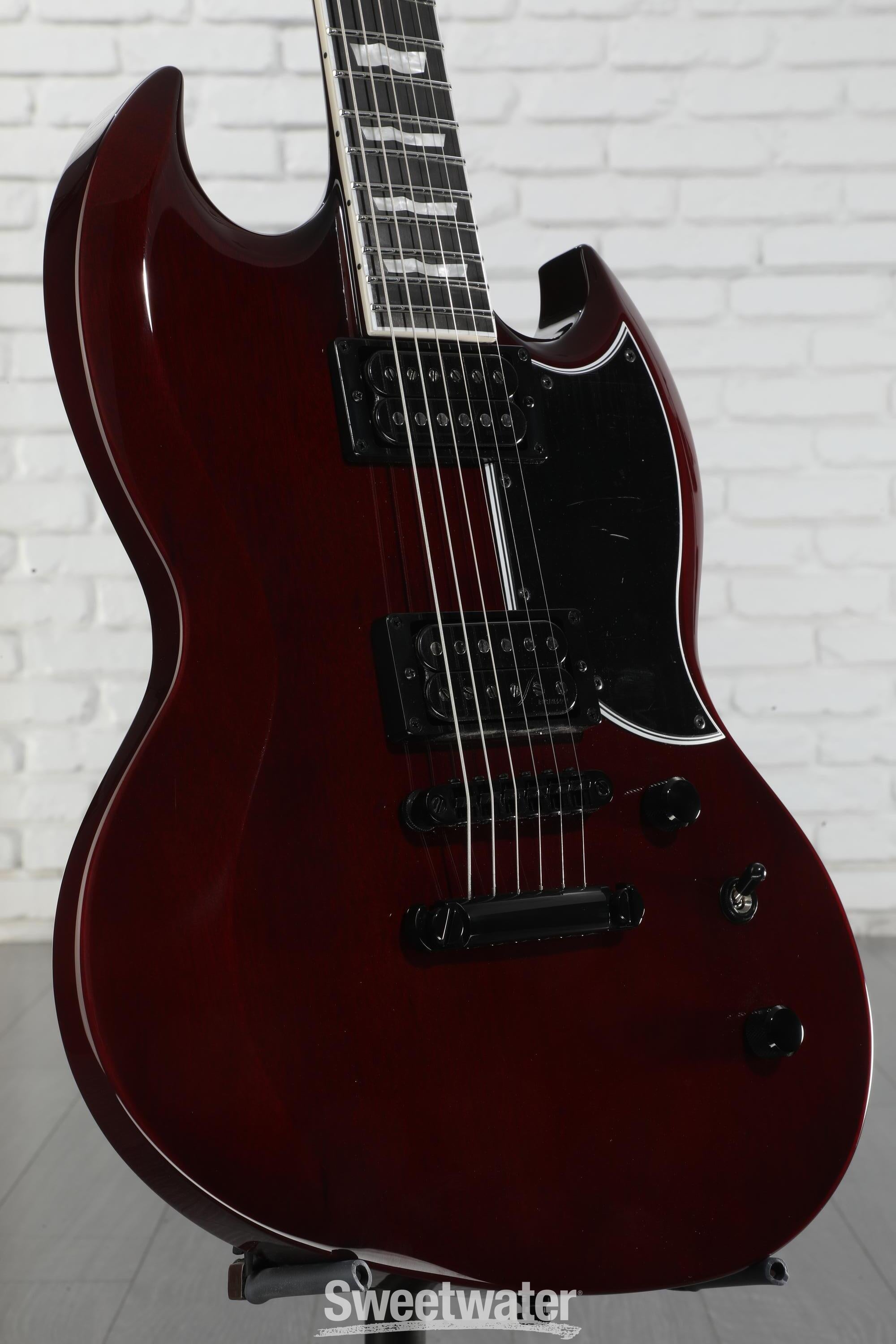 ESP E-II Viper Electric Guitar - See-thru Black Cherry