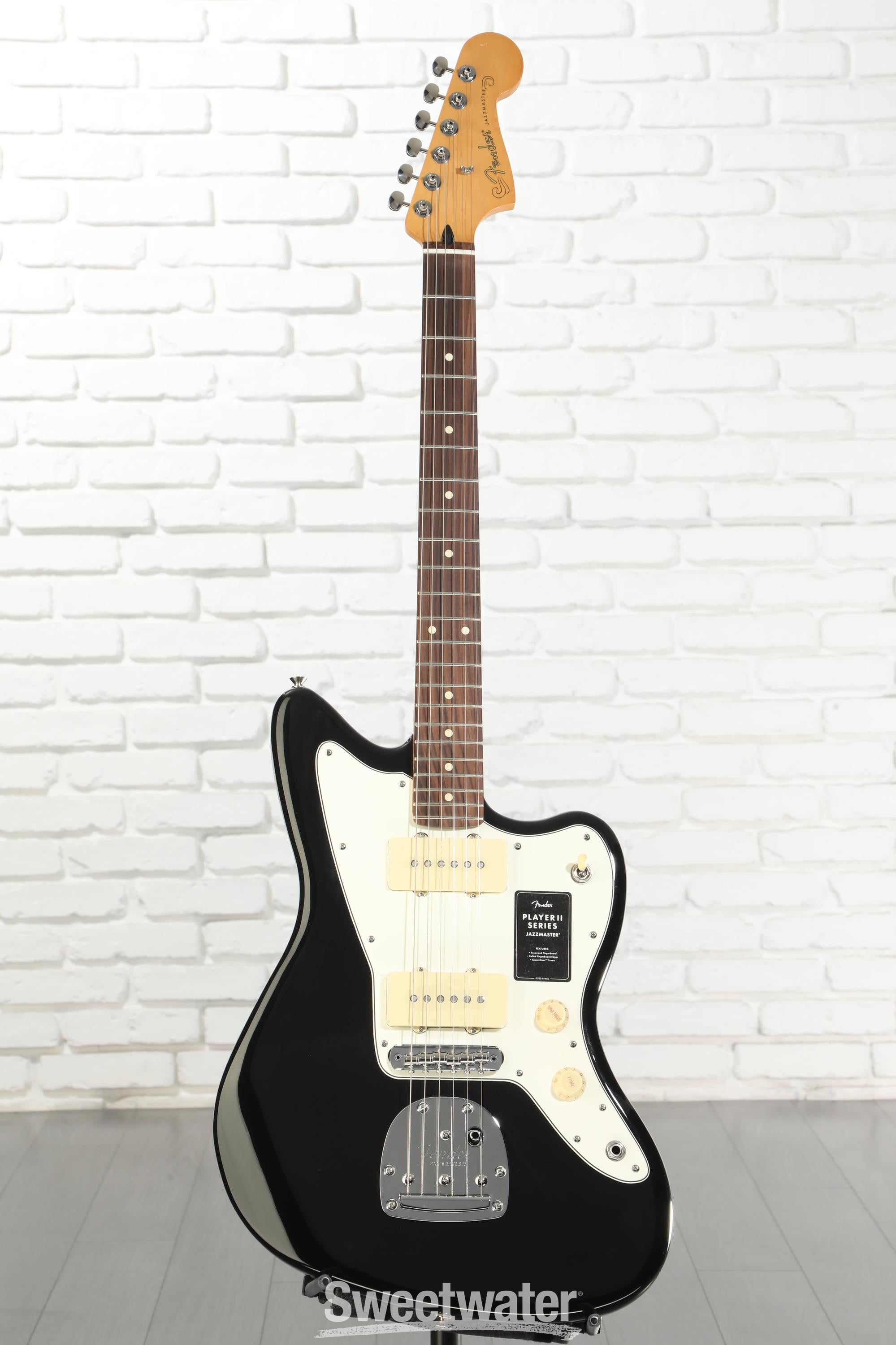 Fender Player2 ジャズマスター Fender Player II Jazzmaster Electric Guitar - Black | Sweetwater