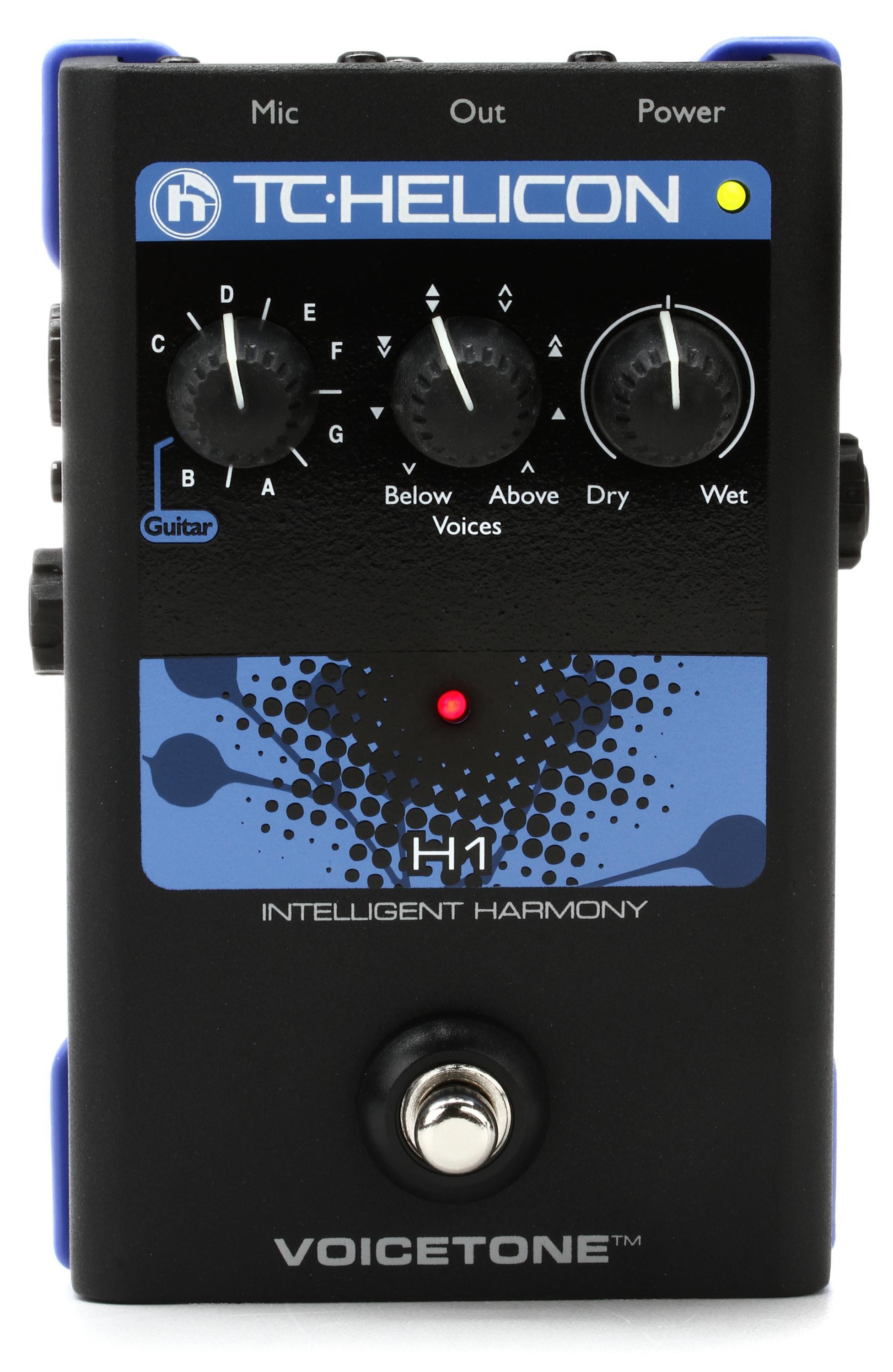 TC-Helicon VoiceTone C1 Hardtune and Pitch Correction Pedal 