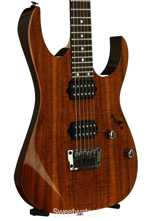 Ibanez RG Prestige RG652KFX - Koa Brown Reviews | Sweetwater