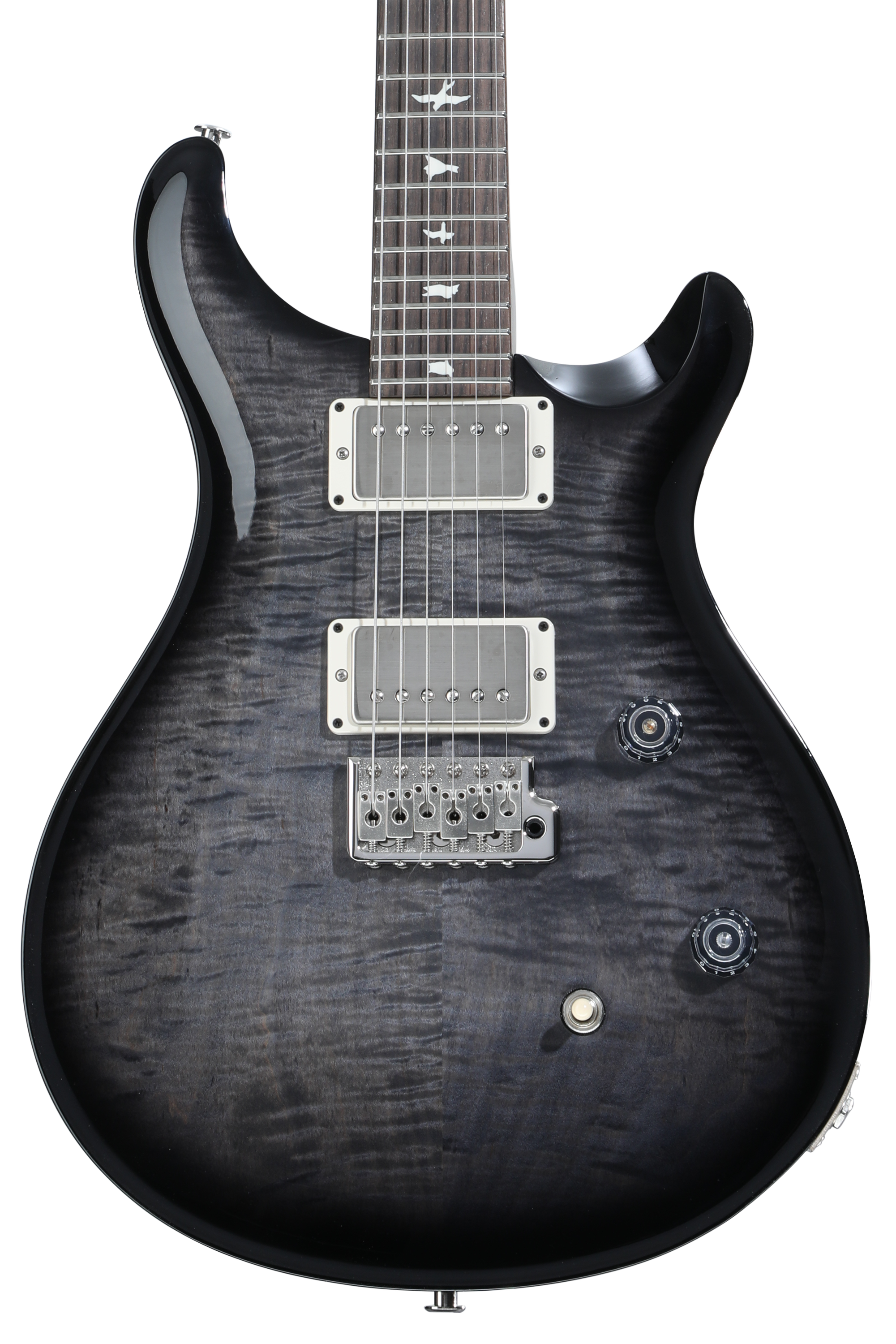 ギター PRS CE MAPLE 24 GRAY BLACK PRS CE 24 Grey Black 2019 – Chicago Music Exchange