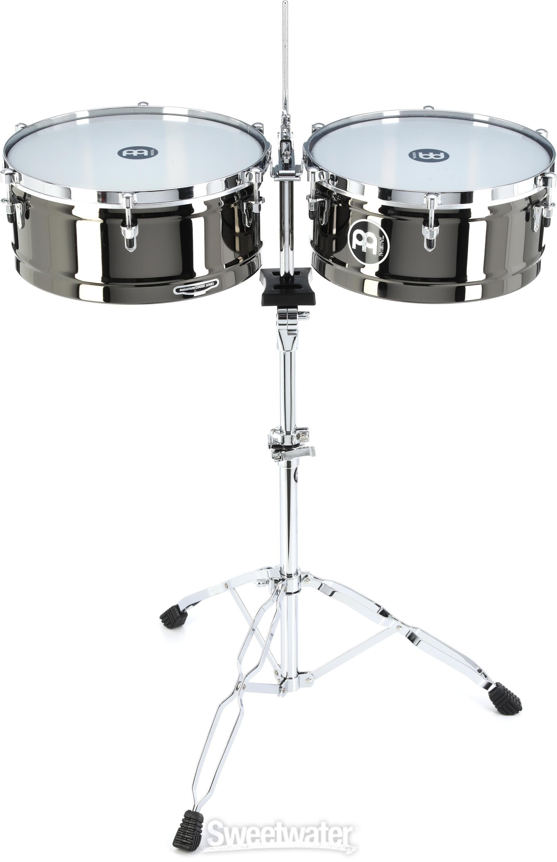 Meinl Percussion Marathon Series Timbales - Black Nickel