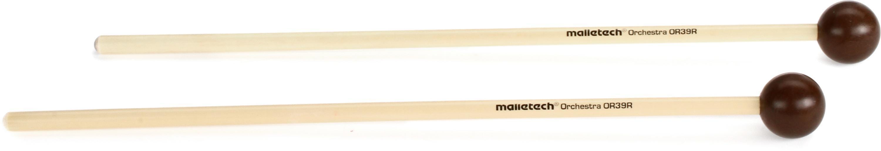 Malletech OR39R Orchestral Series Xylophone Mallets Brown Sweetwater