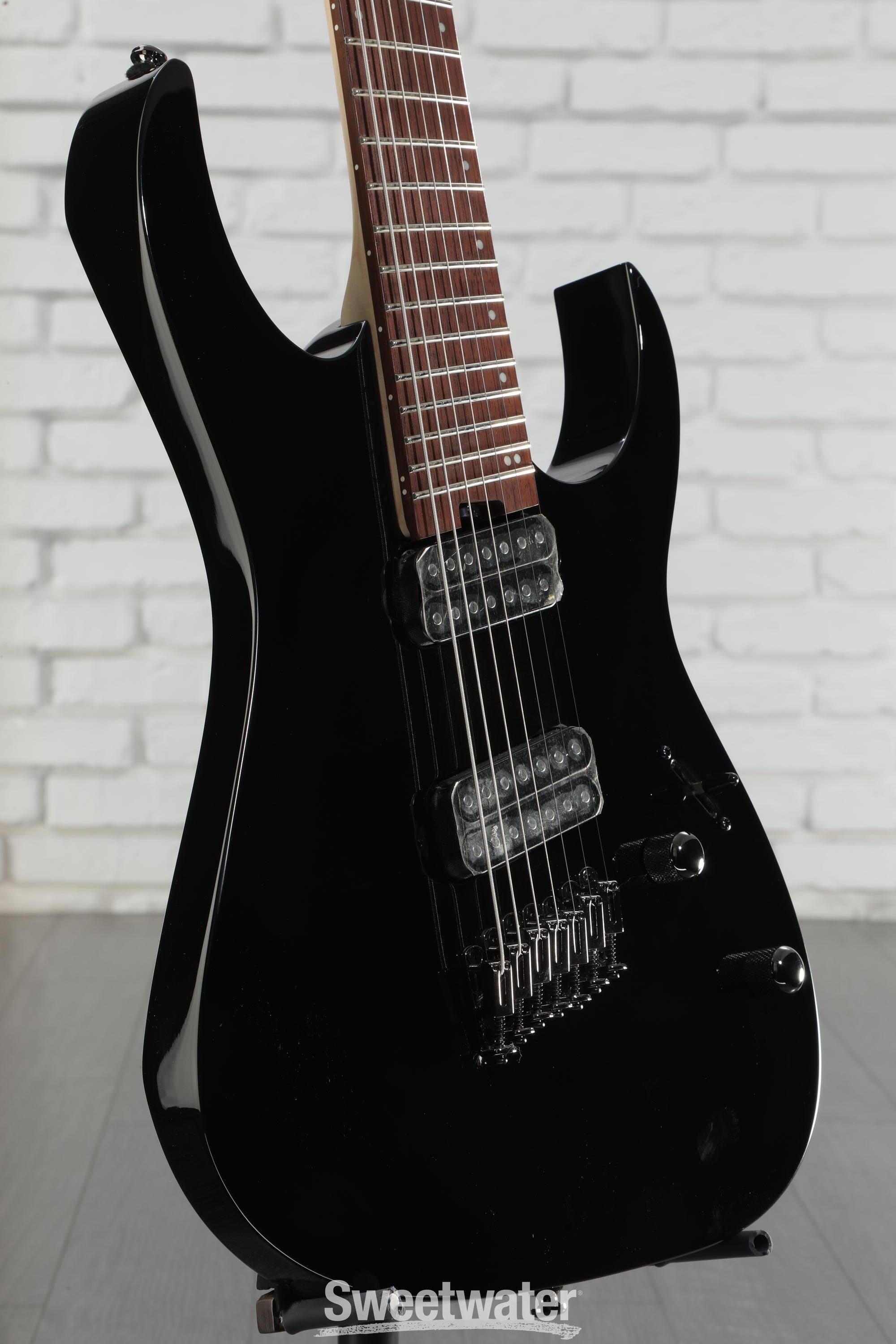 ギター IBANEZ RGMS7 PB Ibanez RGMS7 7-string Electric Guitar - Black | Sweetwater