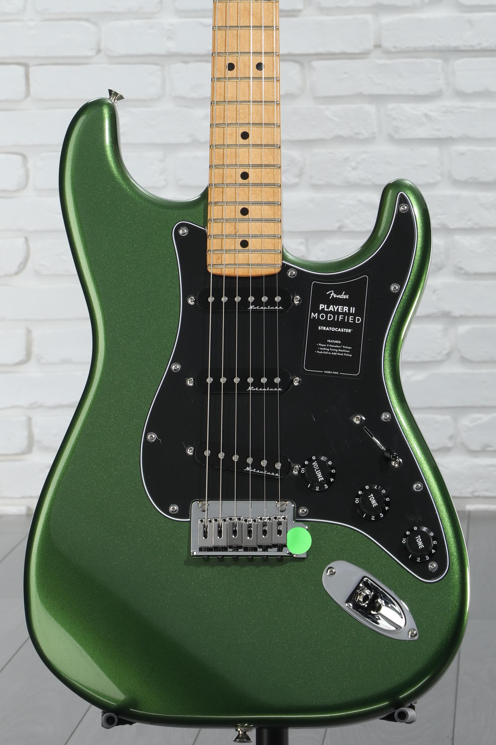 Fender Ltd Player Ⅱ Stratocaster Green Fender Player II Stratocaster Rosewood Fingerboard Limited