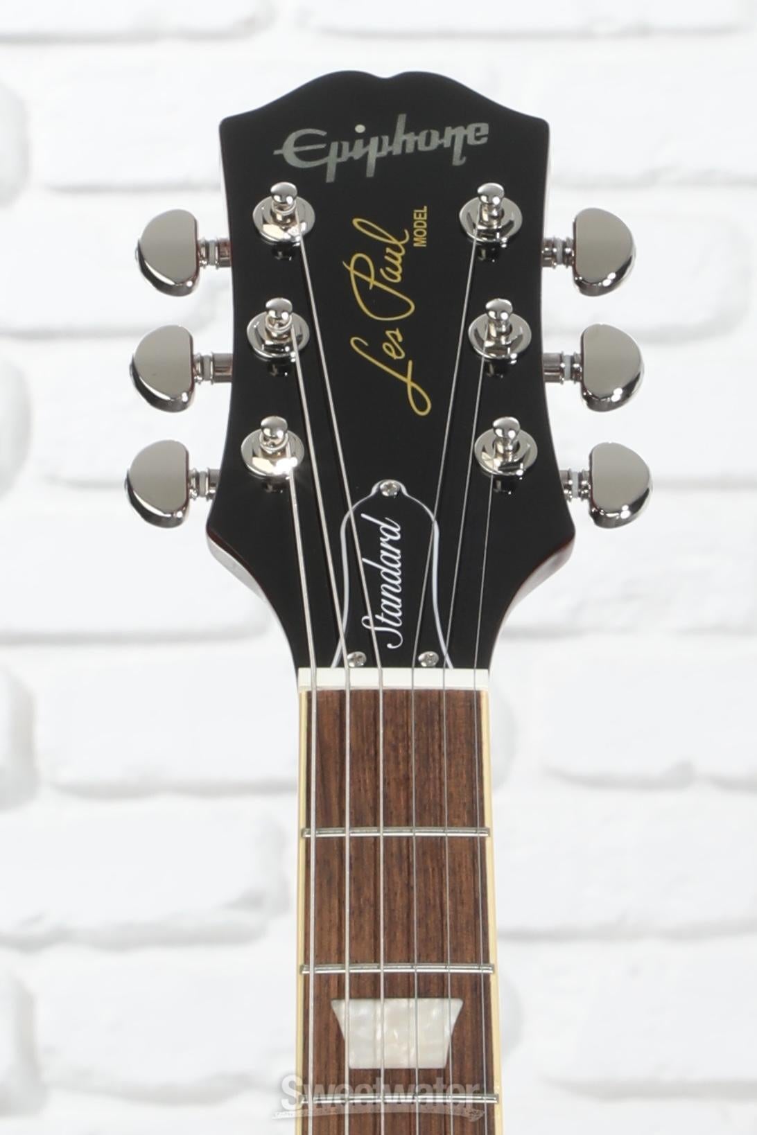 Epiphone Les Paul Standard '60s Figured Top Electric Guitar - Iced Tea Burst