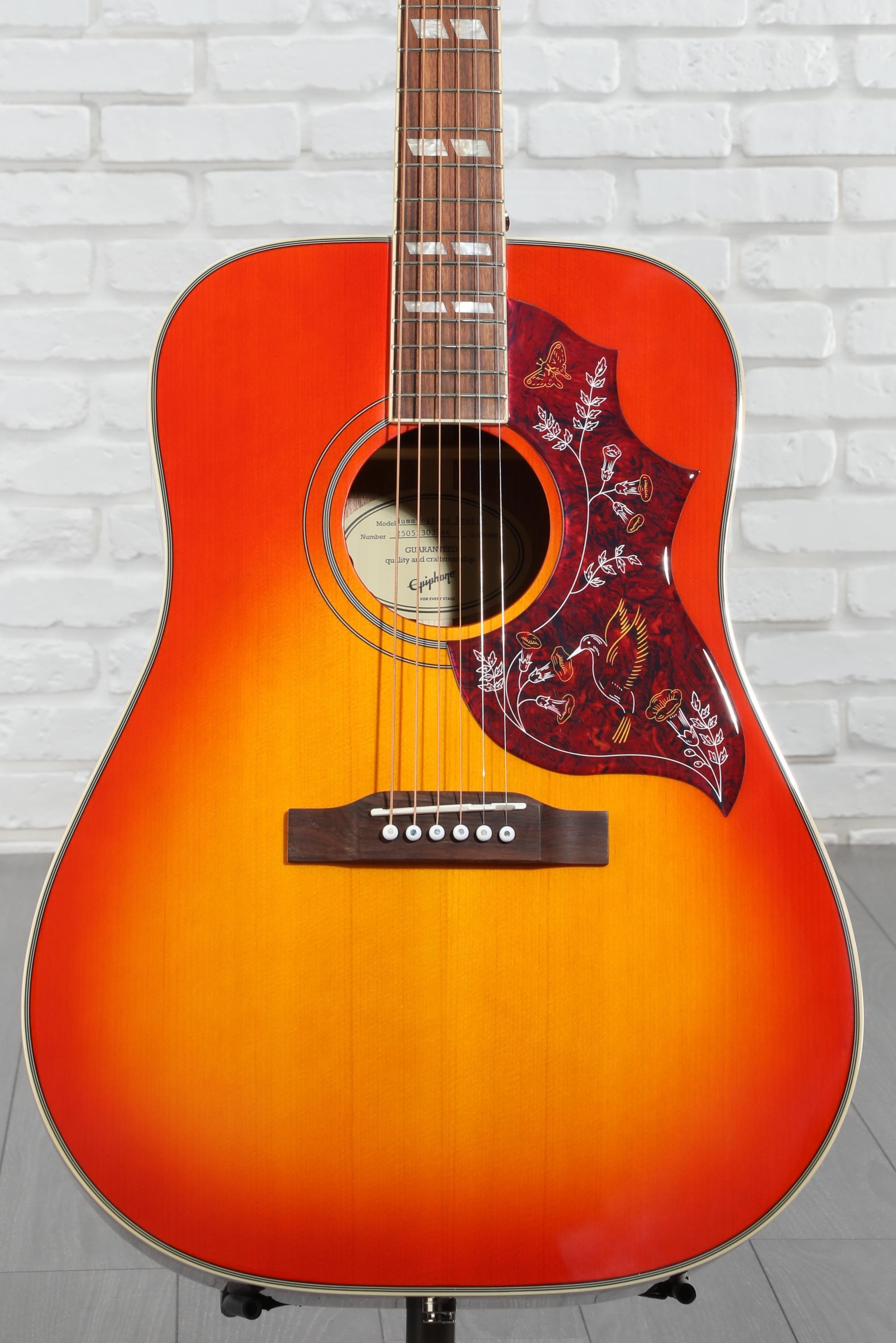 Epiphone Hummingbird Studio Acoustic-Electric Guitar - Faded