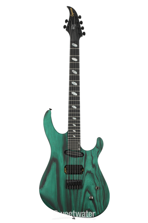 Caparison Guitars Horus FX-AM - Dark Green Matt with Trans Black
