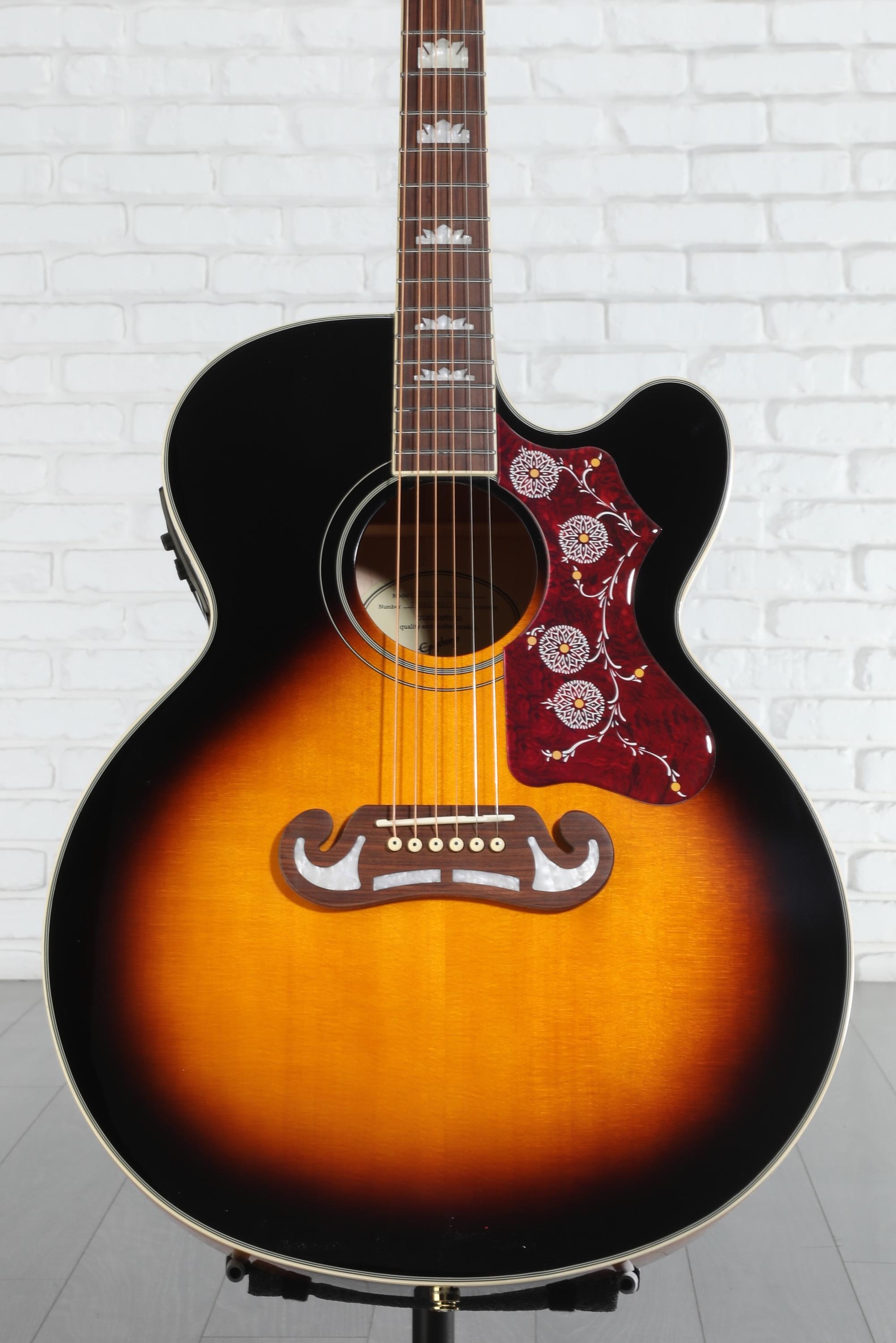 Epiphone EJ-200CE/VS サンバースト Epiphone J-200EC Studio Acoustic-Electric Guitar - Vintage