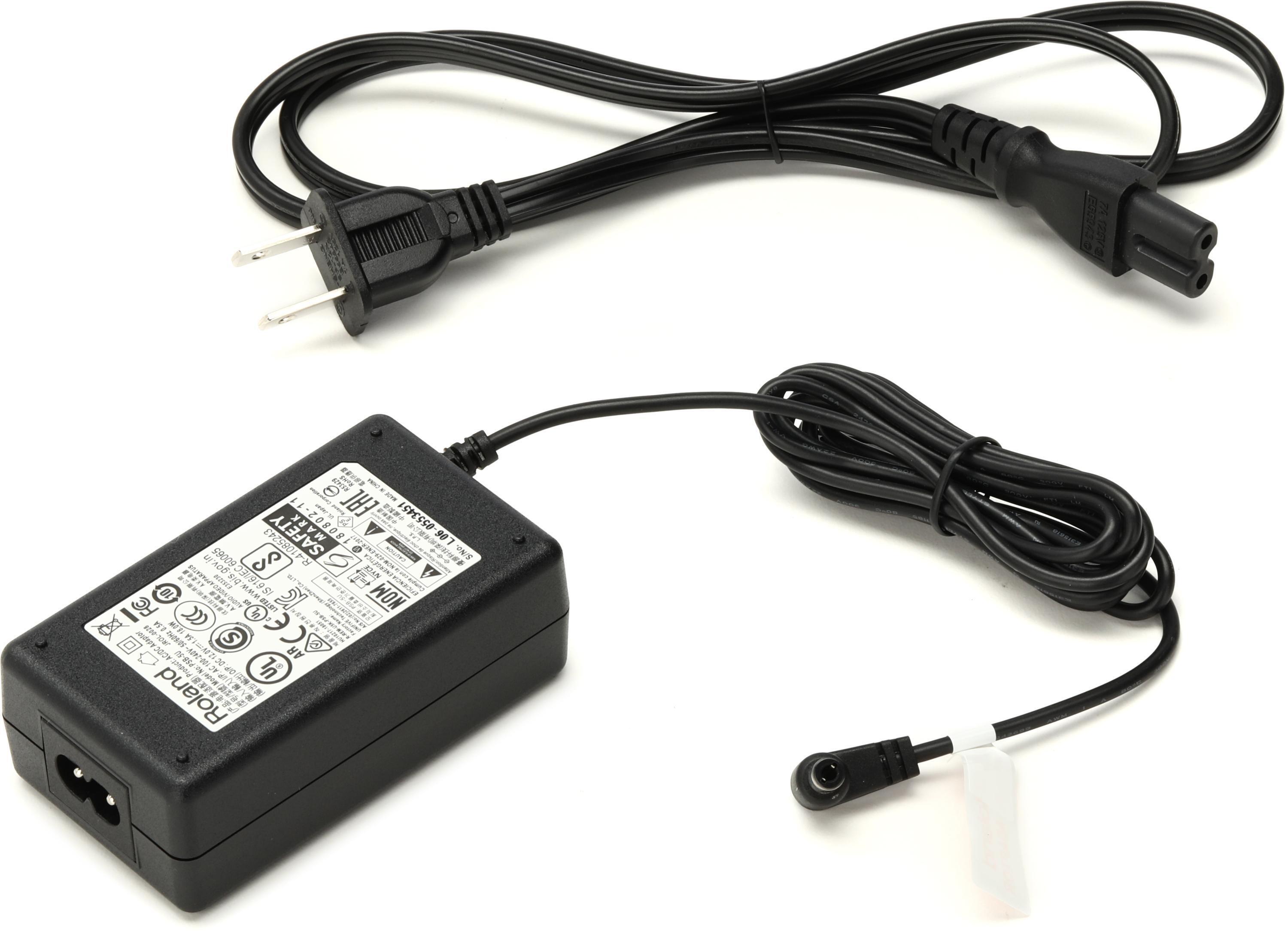 Cavo Alimentazione 2 Metri Alimentatore Per Drum Machine Roland SPD-20 - Adattatore UK 12V AC 500mA, Cavo Da 2 Metri Adattatore 12V AC 500mA Roland - Foto 3