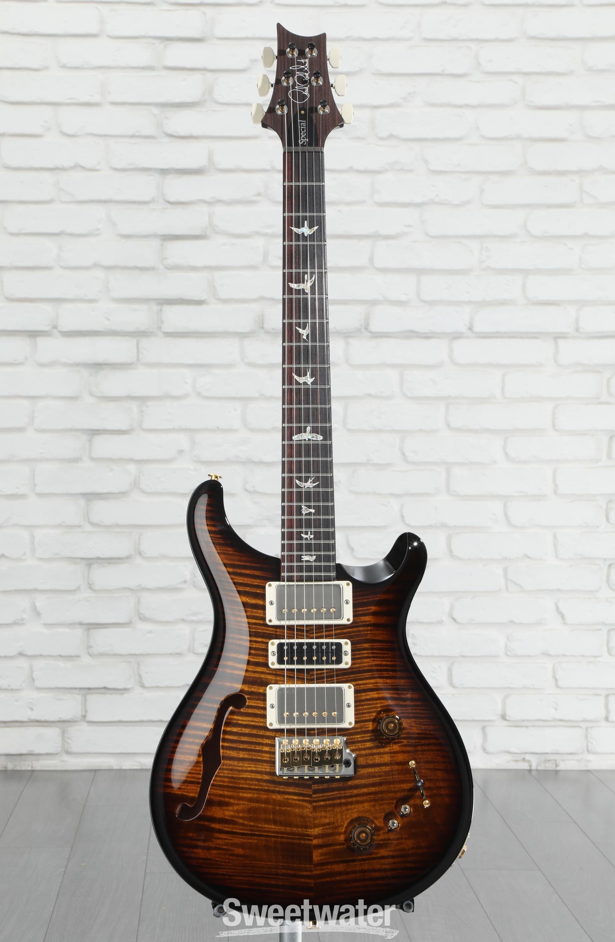 PRS Special Semi-Hollow 10-Top Electric Guitar - Black Gold