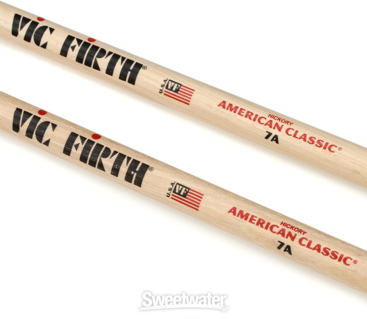 Buy Vic First 7A Wooden Tip Drum Sticks in India for Best Price.