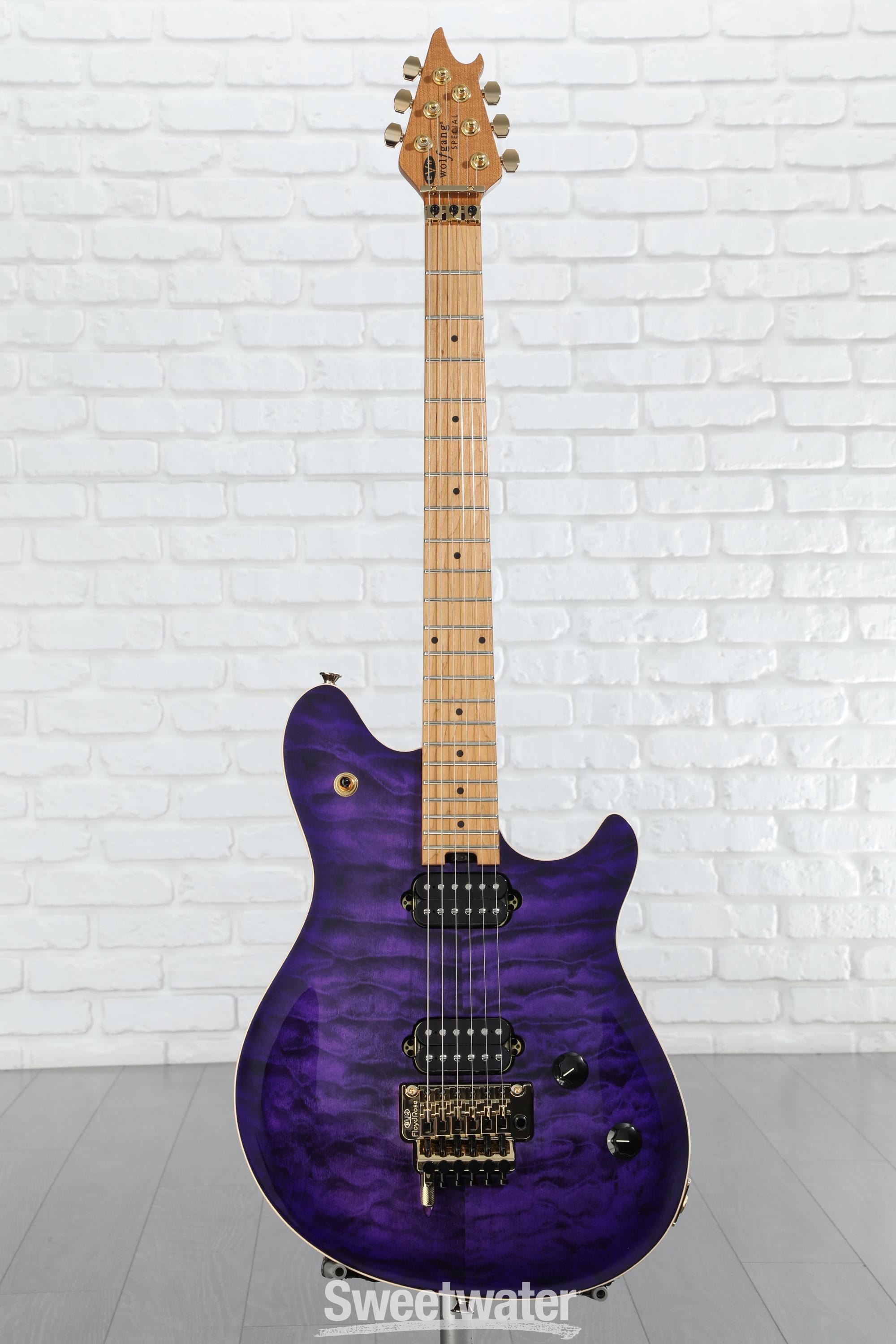 EVH Wolfgang Special QM Electric Guitar - Purple Burst