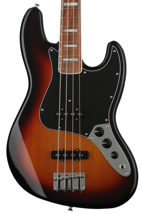 Fender Vintera '70s Jazz Bass - 3-Color Sunburst with Pau