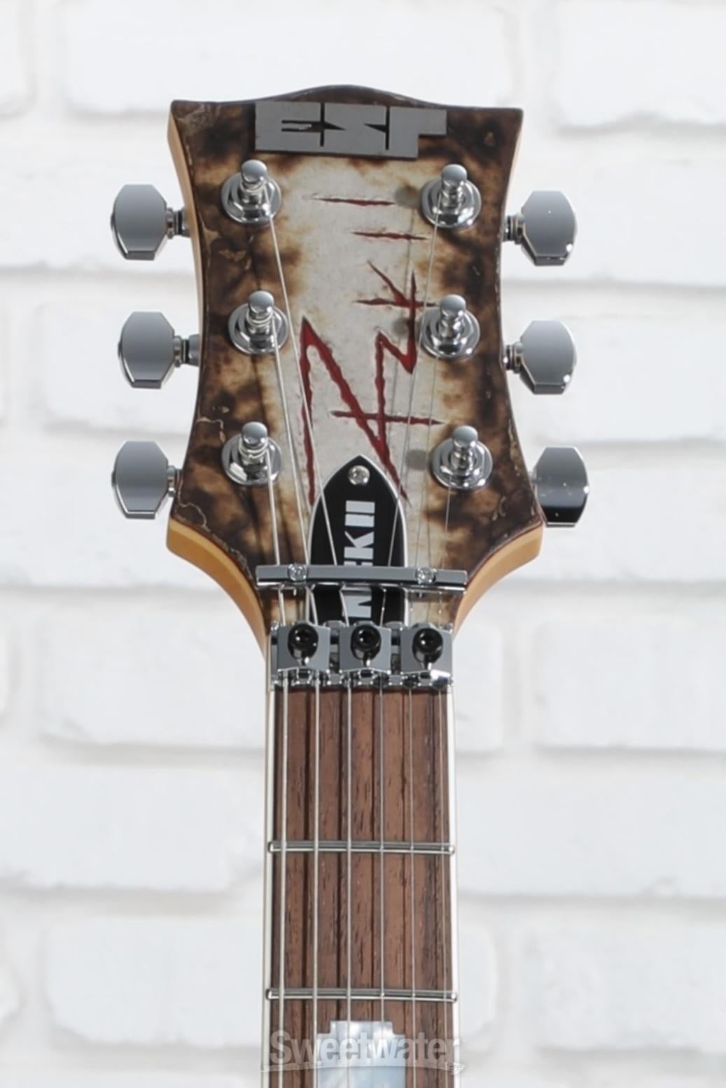 ESP RZK-II Burnt Richard Z Kruspe Signature Electric Guitar ESP RZK-II Burnt Richard Z Kruspe Signature Electric Guitar