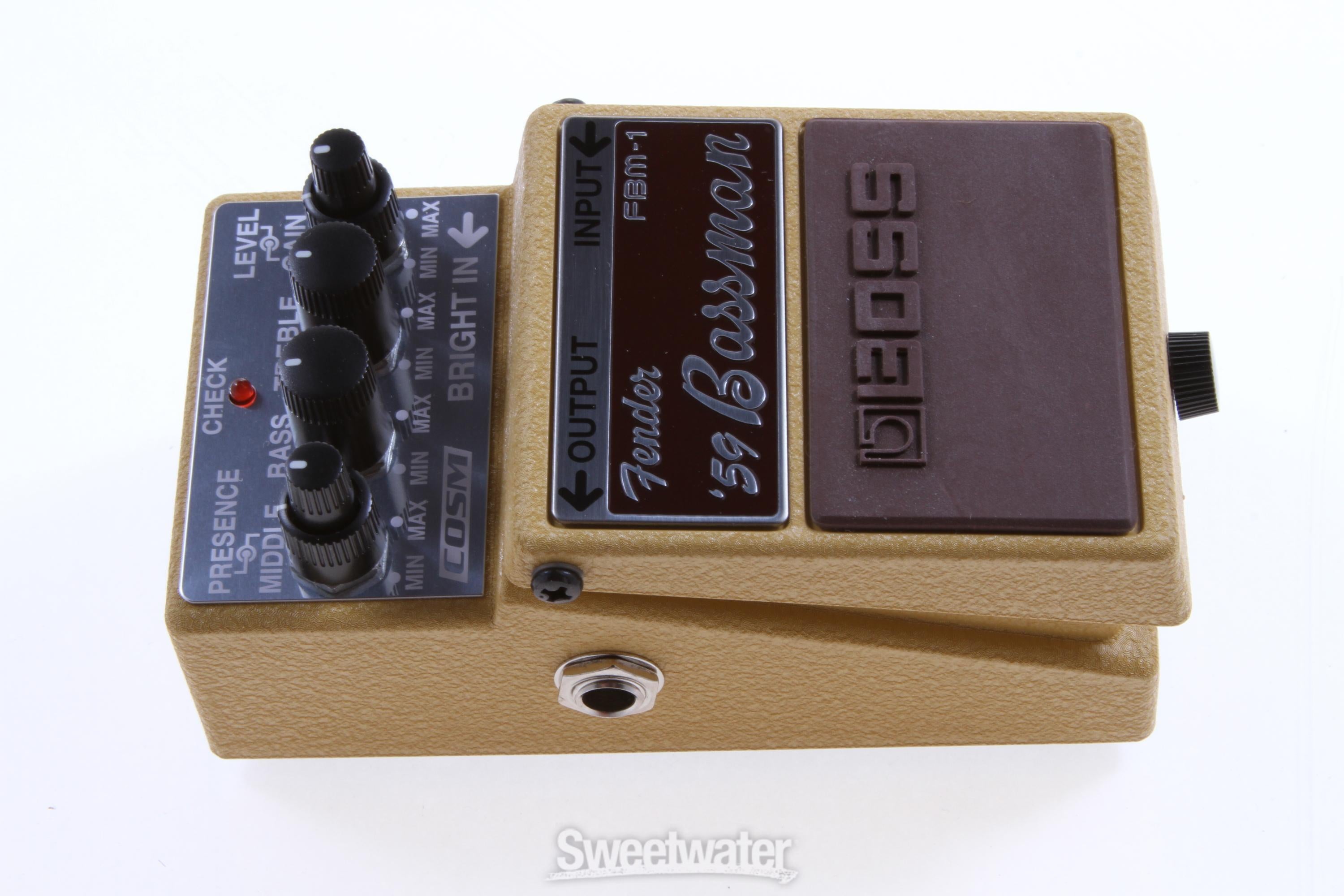 Boss FBM-1 Fender '59 Bassman Pedal Reviews | Sweetwater