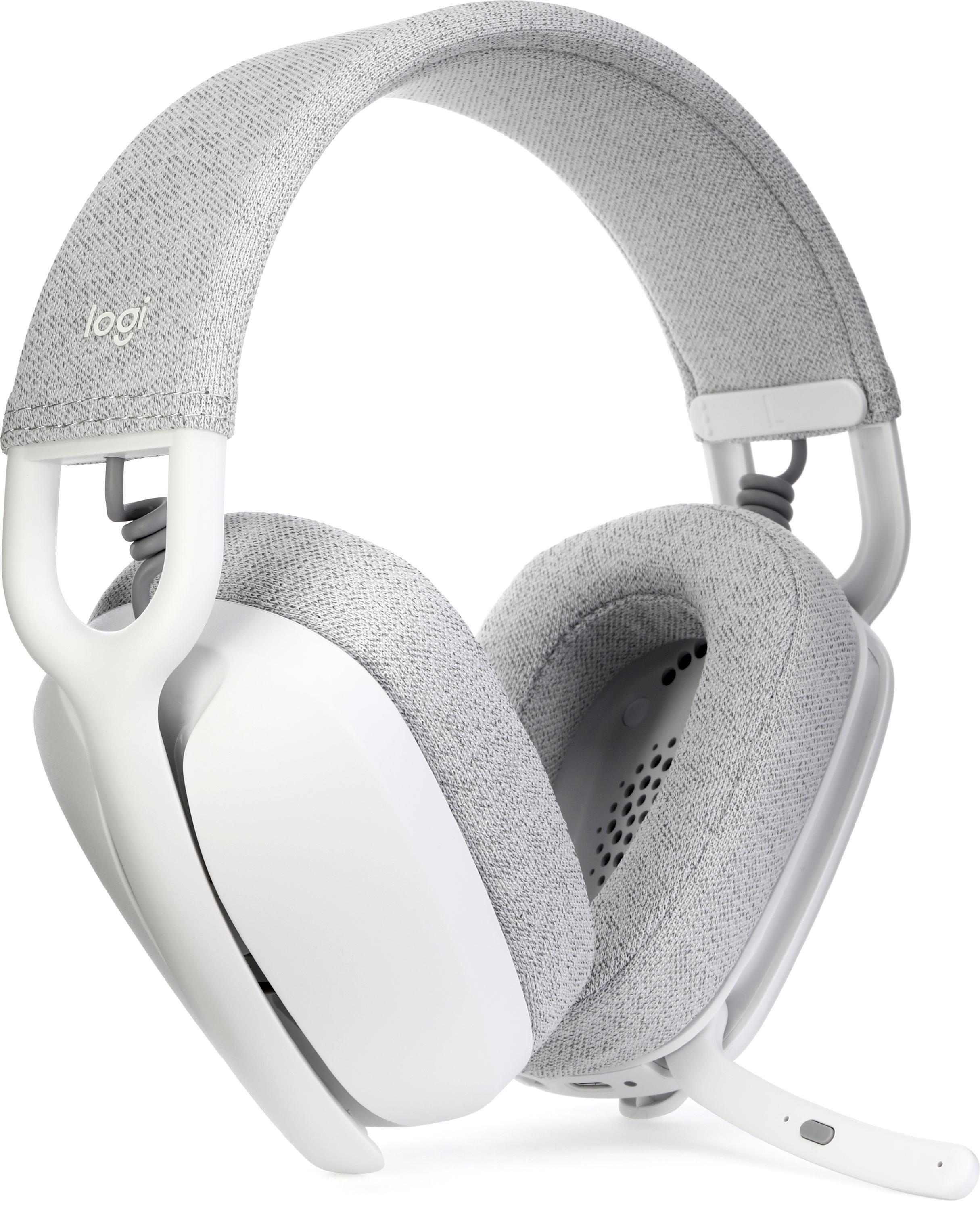 Logitech Zone Vibe 100 Wireless Headset - Off White | Sweetwater