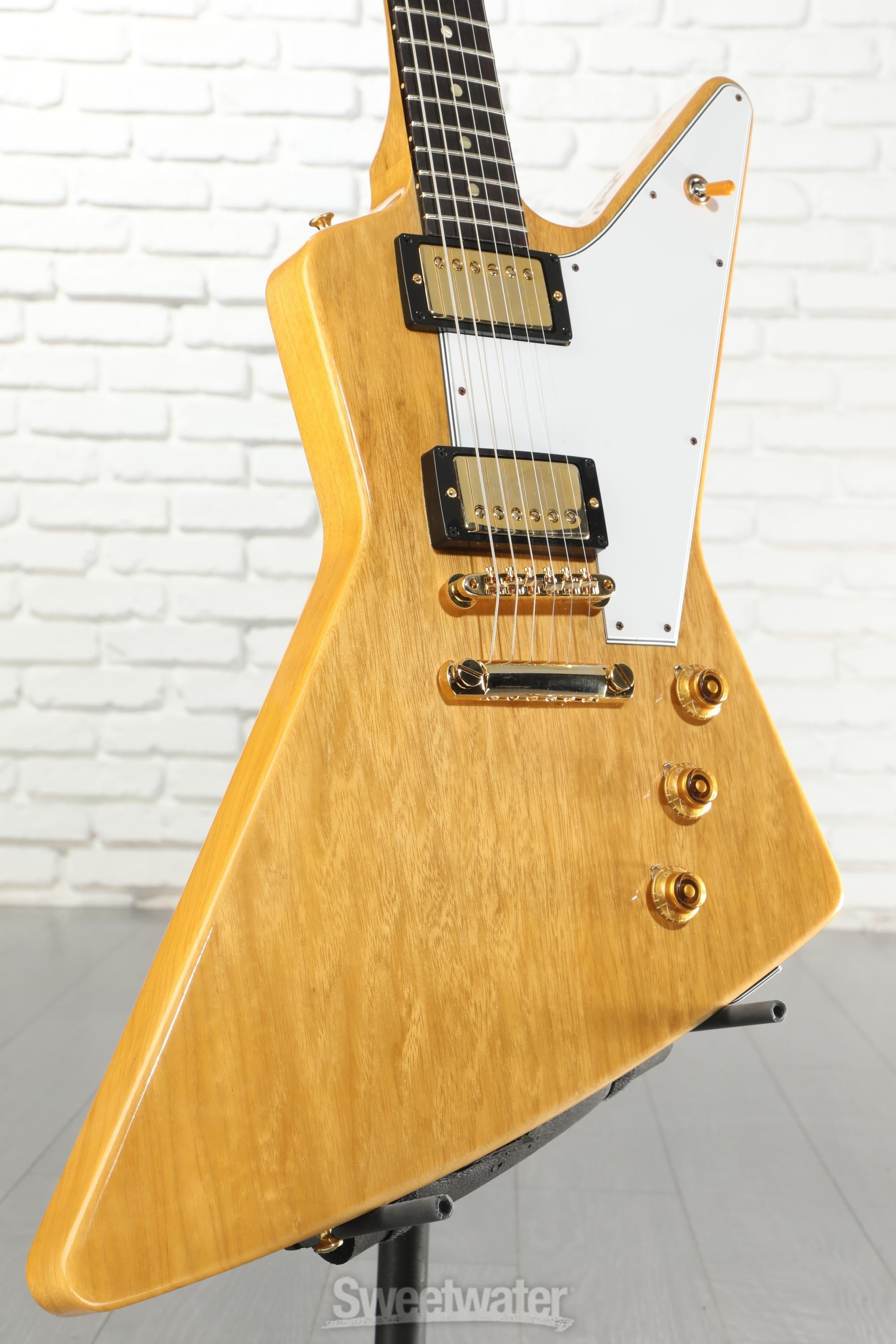 Gibson Custom 1958 Korina Explorer Electric Guitar - Natural, VOS
