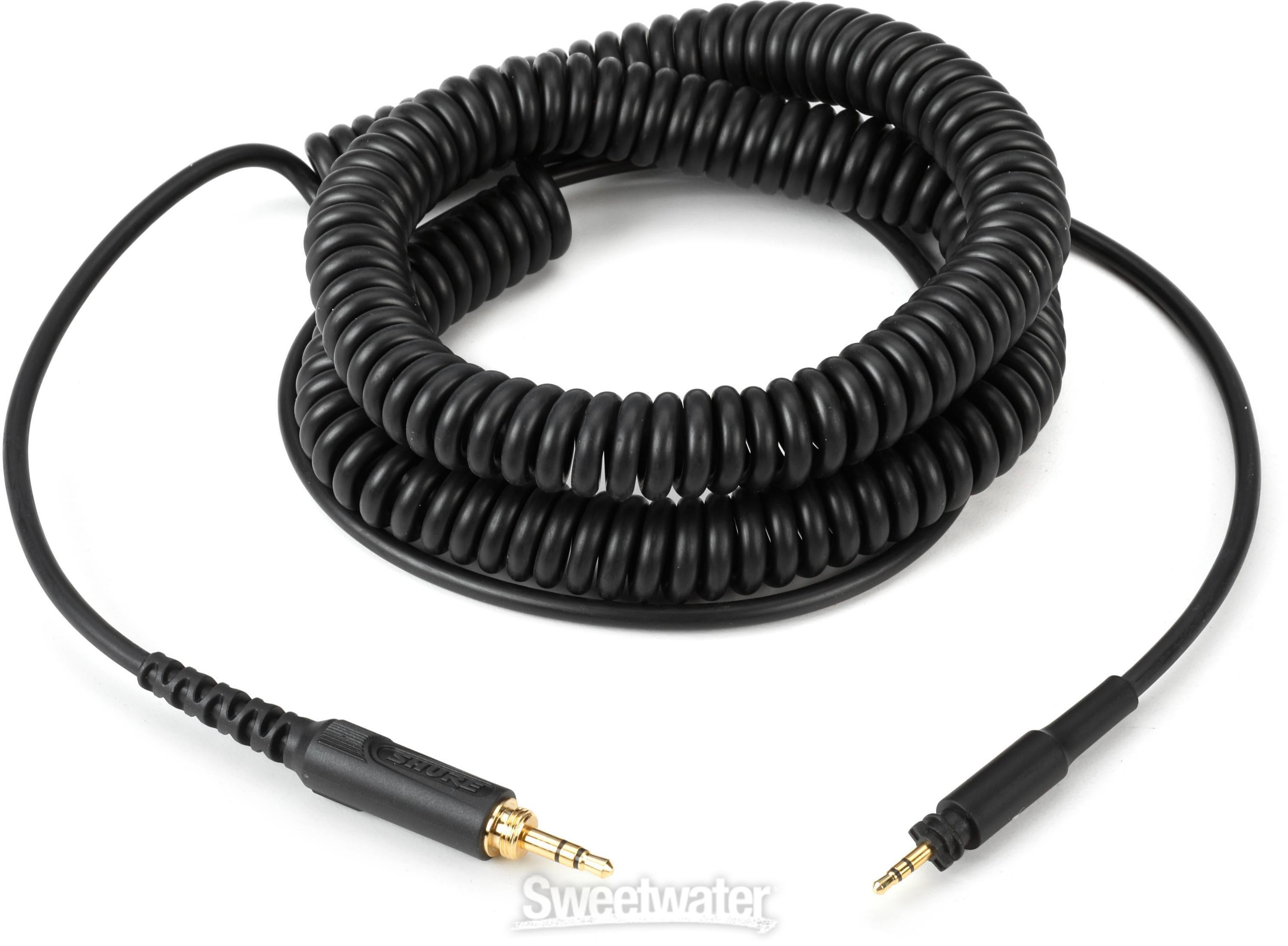 SHURE SRH840A カールコード付き 楽天市場】SRH440A/840A専用交換用ケーブル （ストレート/カール