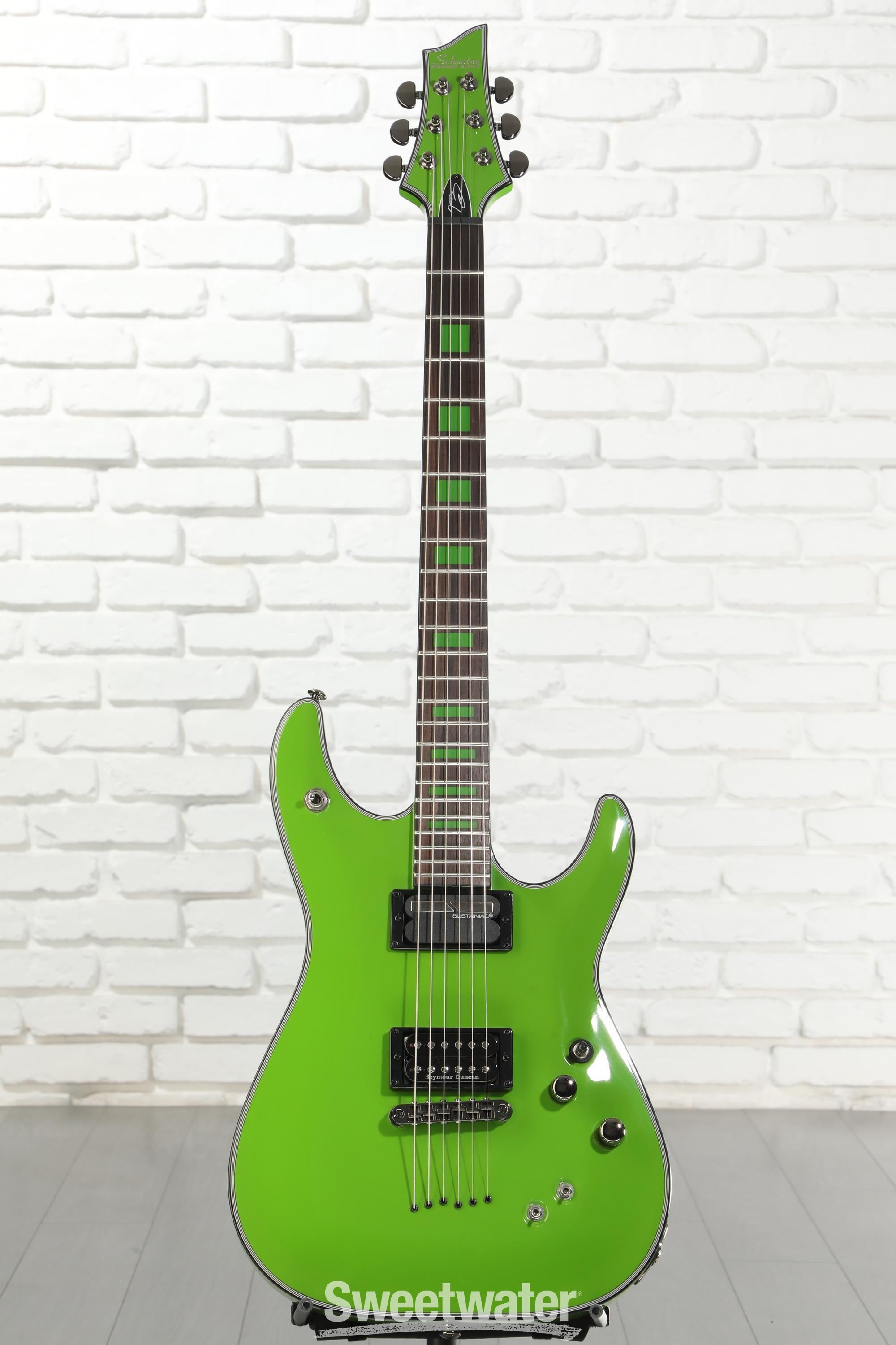 Schecter Kenny Hickey C-1 EX S Baritone Electric Guitar - Steele