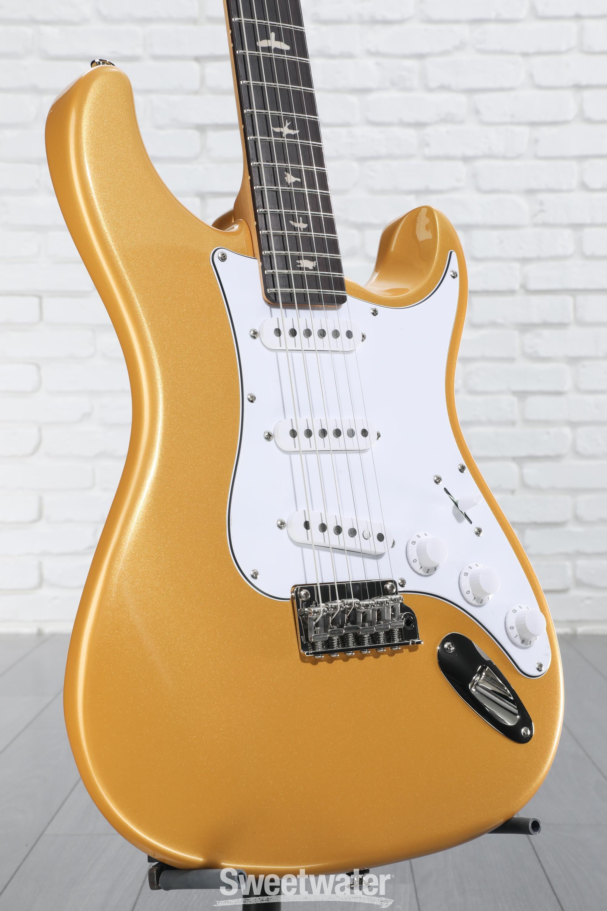 PRS SE Silver Sky Electric Guitar - Gold Spark, Sweetwater Exclusive